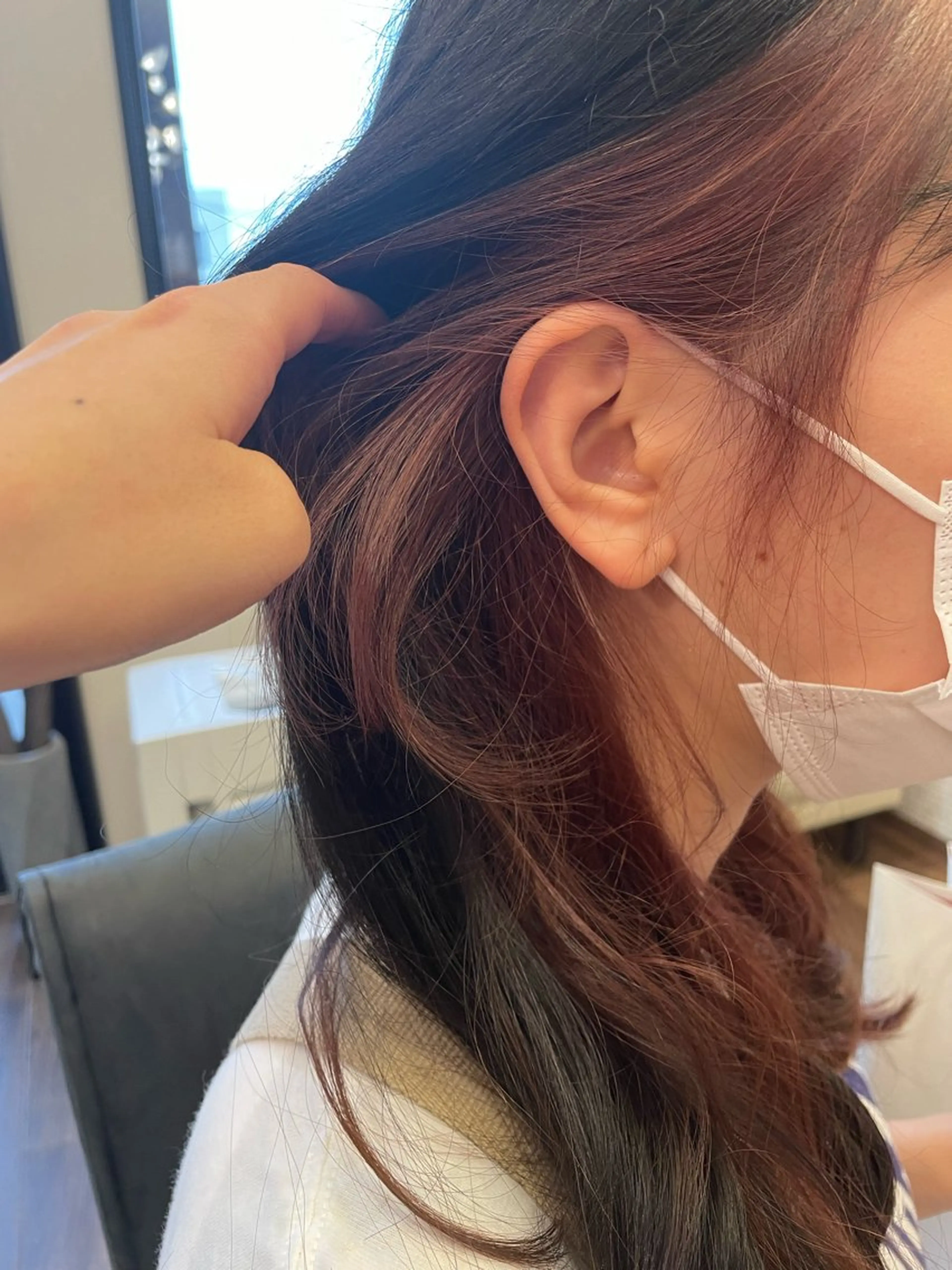ロング ヘアカラー 田淵 涼帆のヘアスタイル