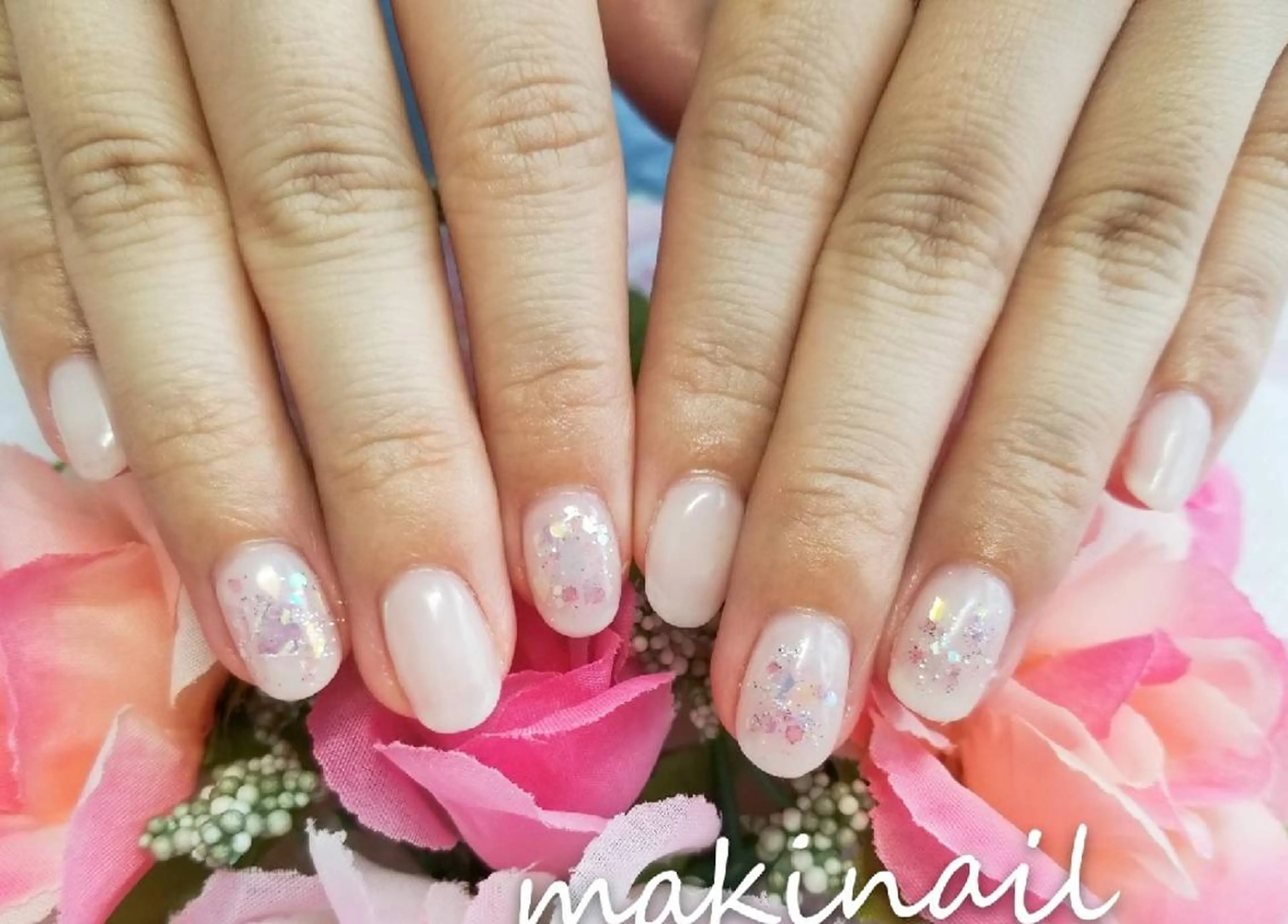 ネイル オフィスネイル ハンドネイル Makinail makiのネイルデザイン