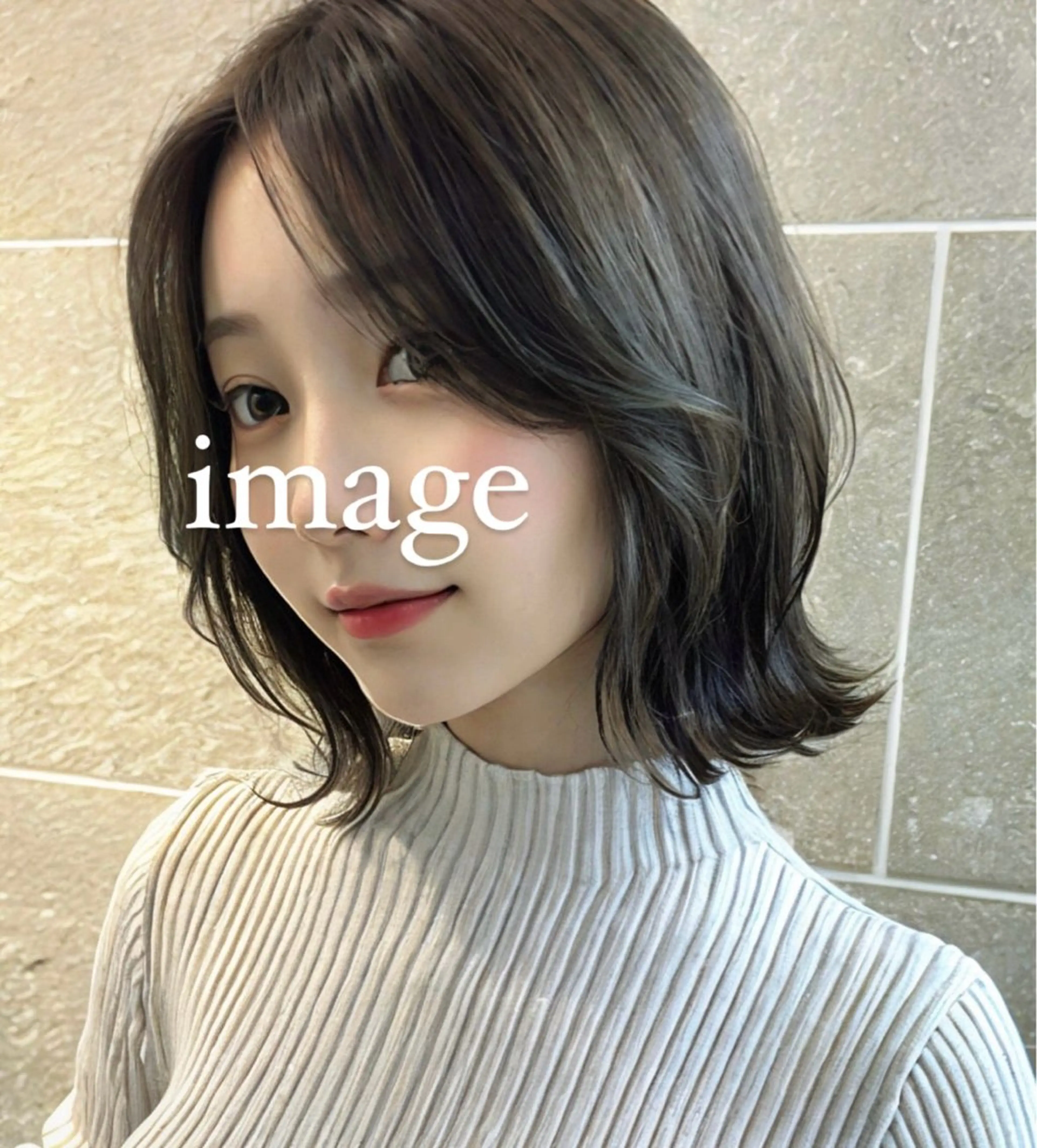 ミディアム カラー やました りの☁のヘアスタイル