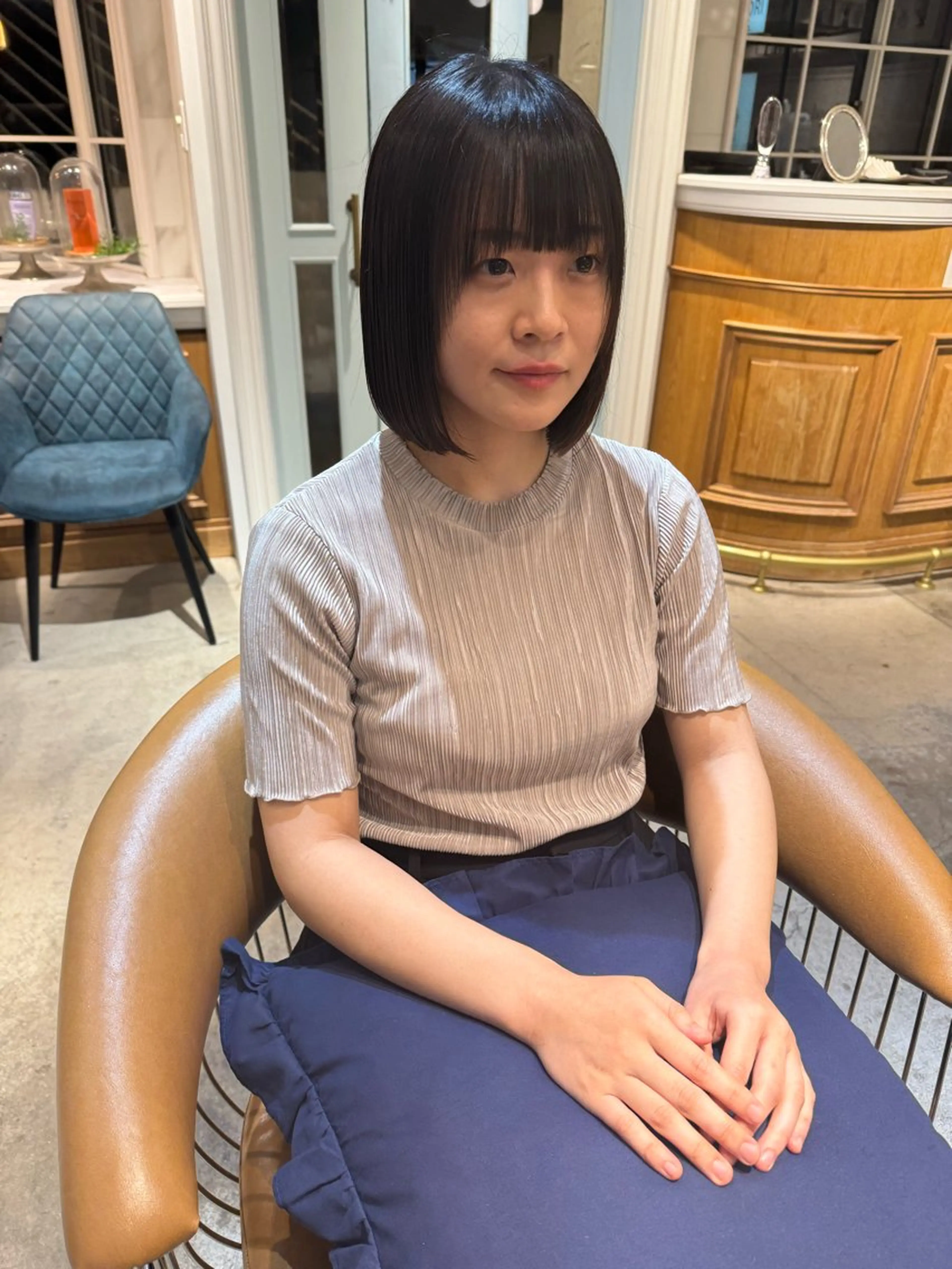 ミディアム ボブ 髪質改善/ボブ /韓国/erikoのヘアスタイル