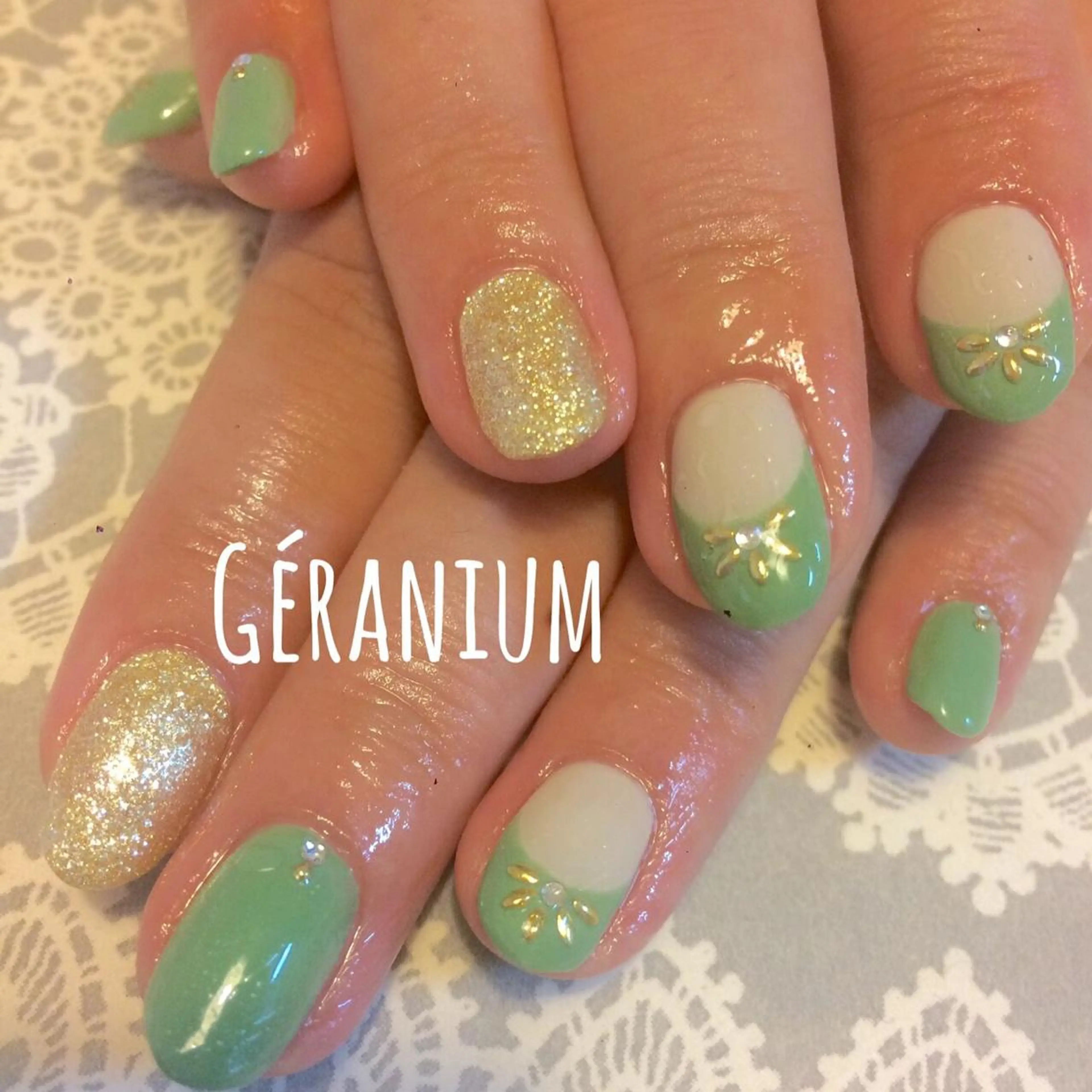 ネイル GéRanium Harukaのネイルデザイン