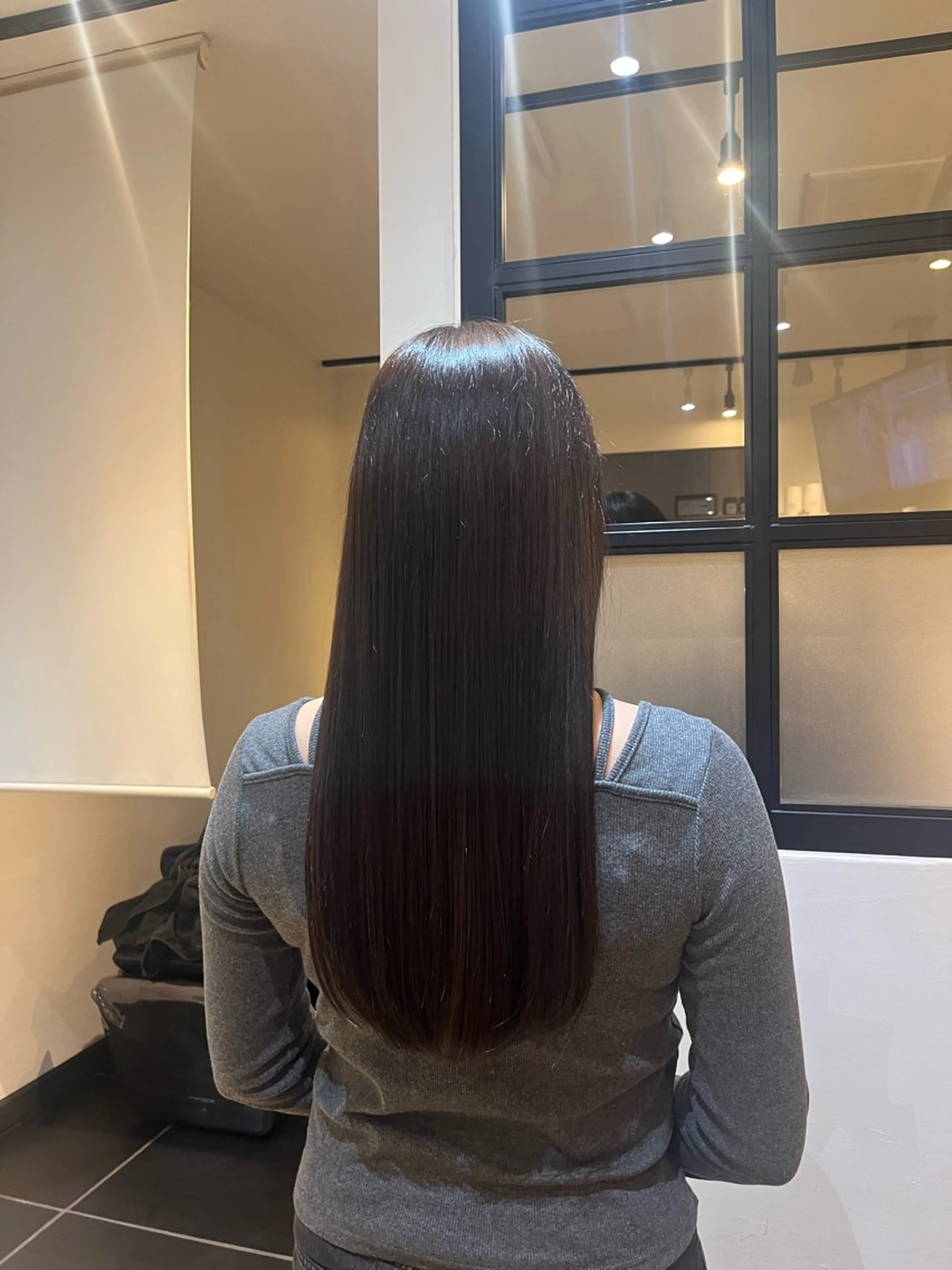 ロング カラー オリーブカラー トリートメント ヘアカラー トリートメント 🪽MiYU🪽 艶カラー⁎⁺˳✧のヘアスタイル