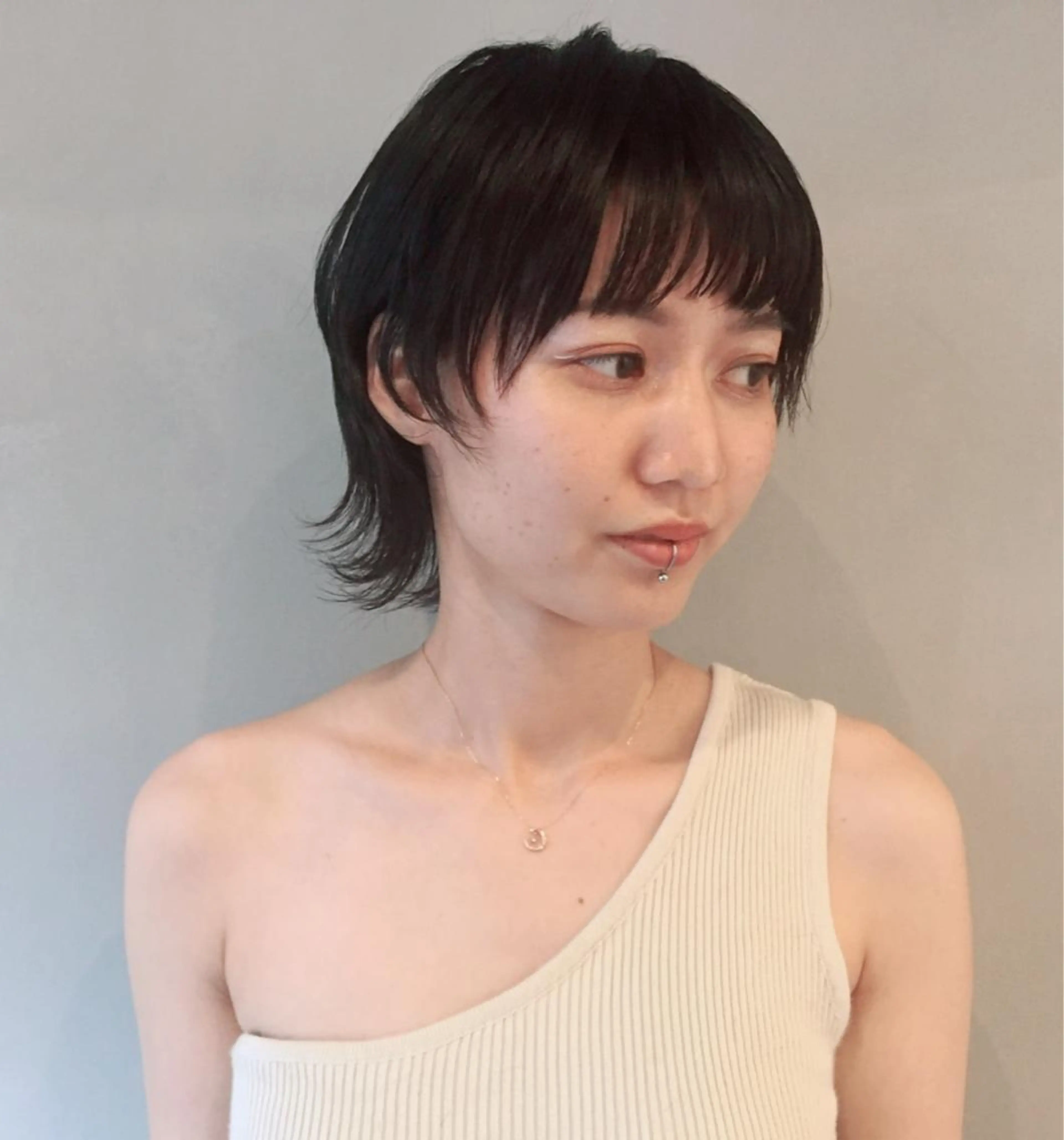 ショート エクステ レイヤーカット 似合わせカット トリートメント ウルフカット カット トリートメント 水口 英里のヘアスタイル