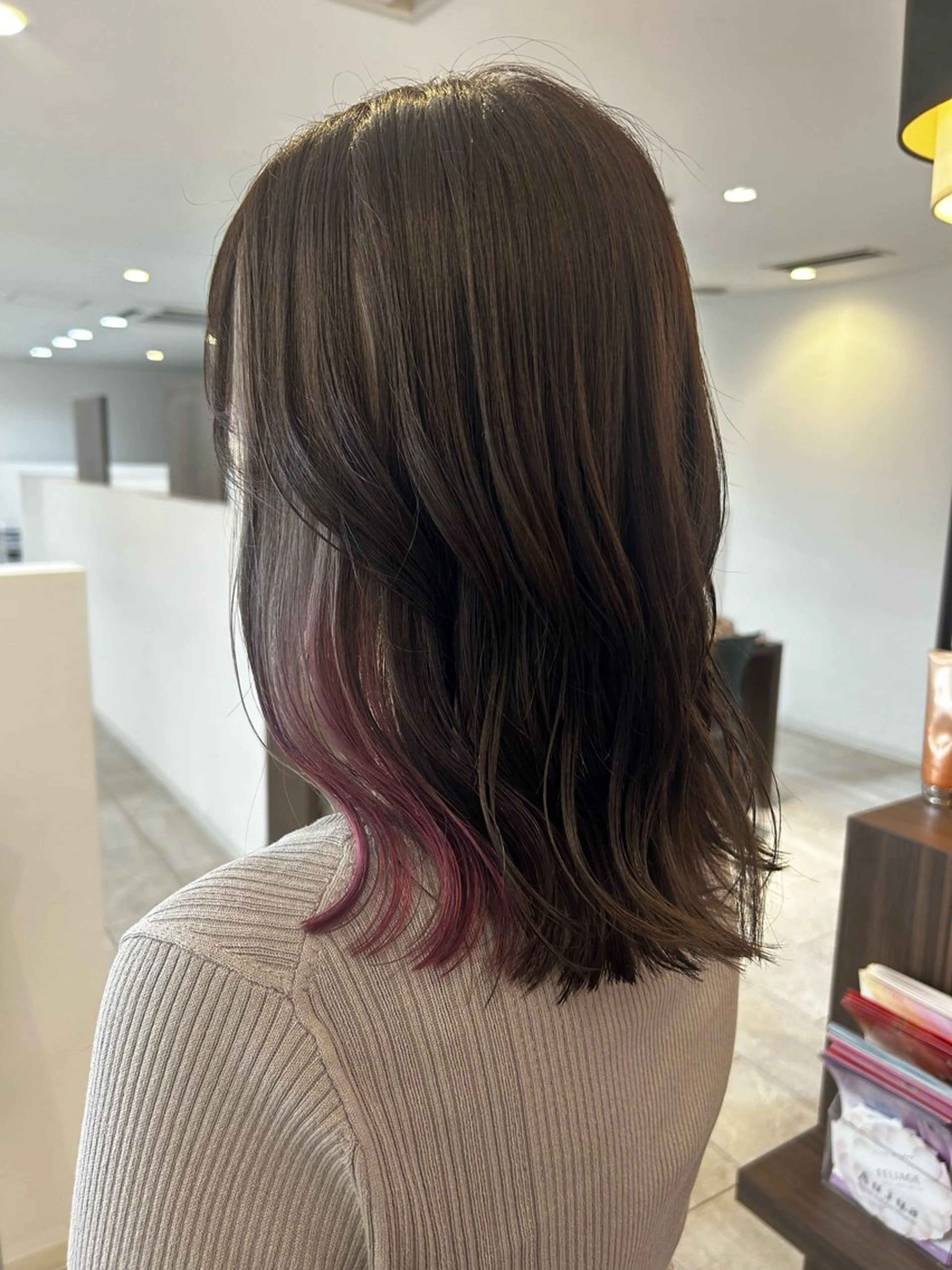 ミディアム カラー SPIRA Beauty design&spa所属・上田 愛來のヘアスタイル