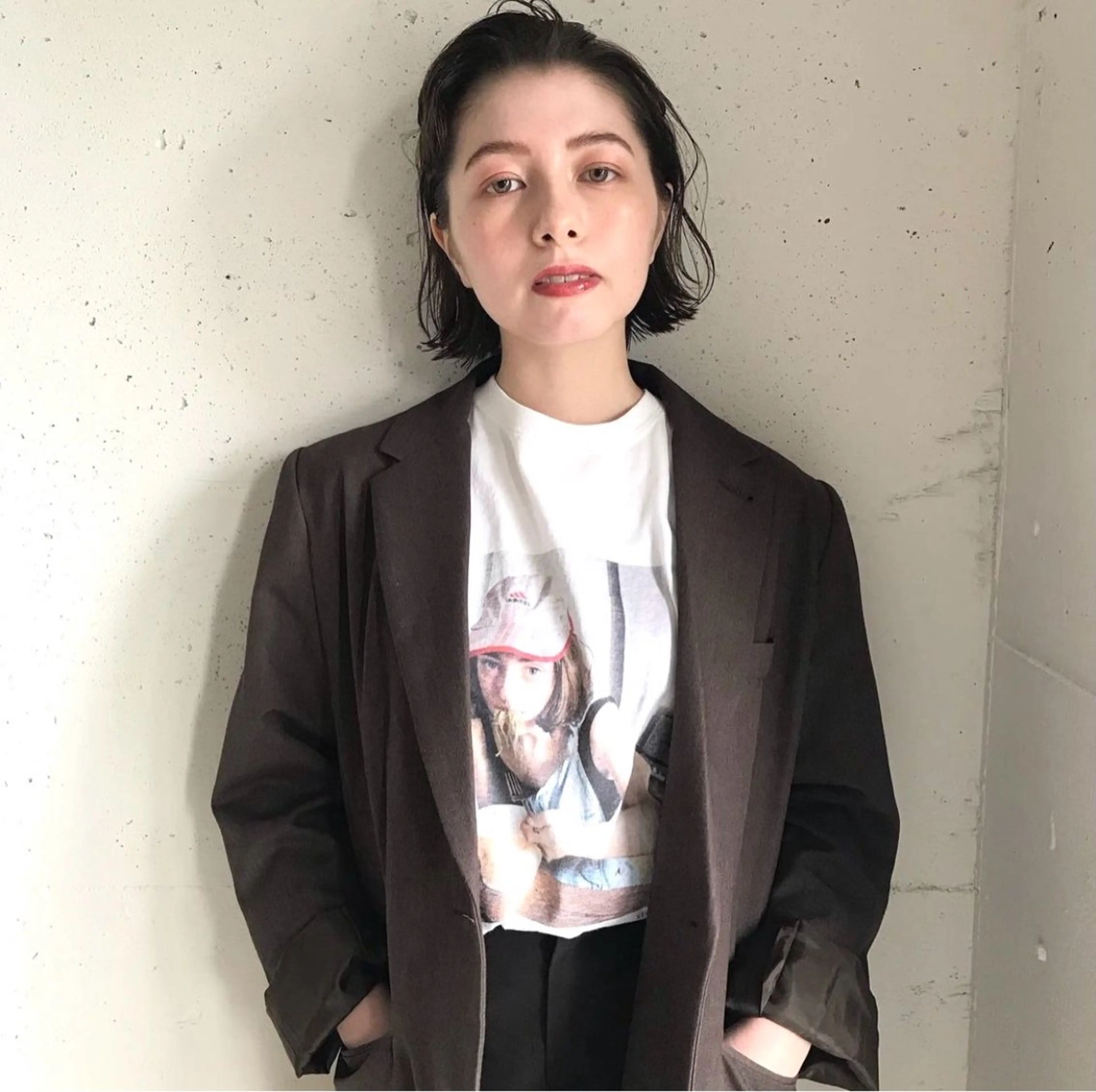 ショート 河合 真梨子のヘアスタイル