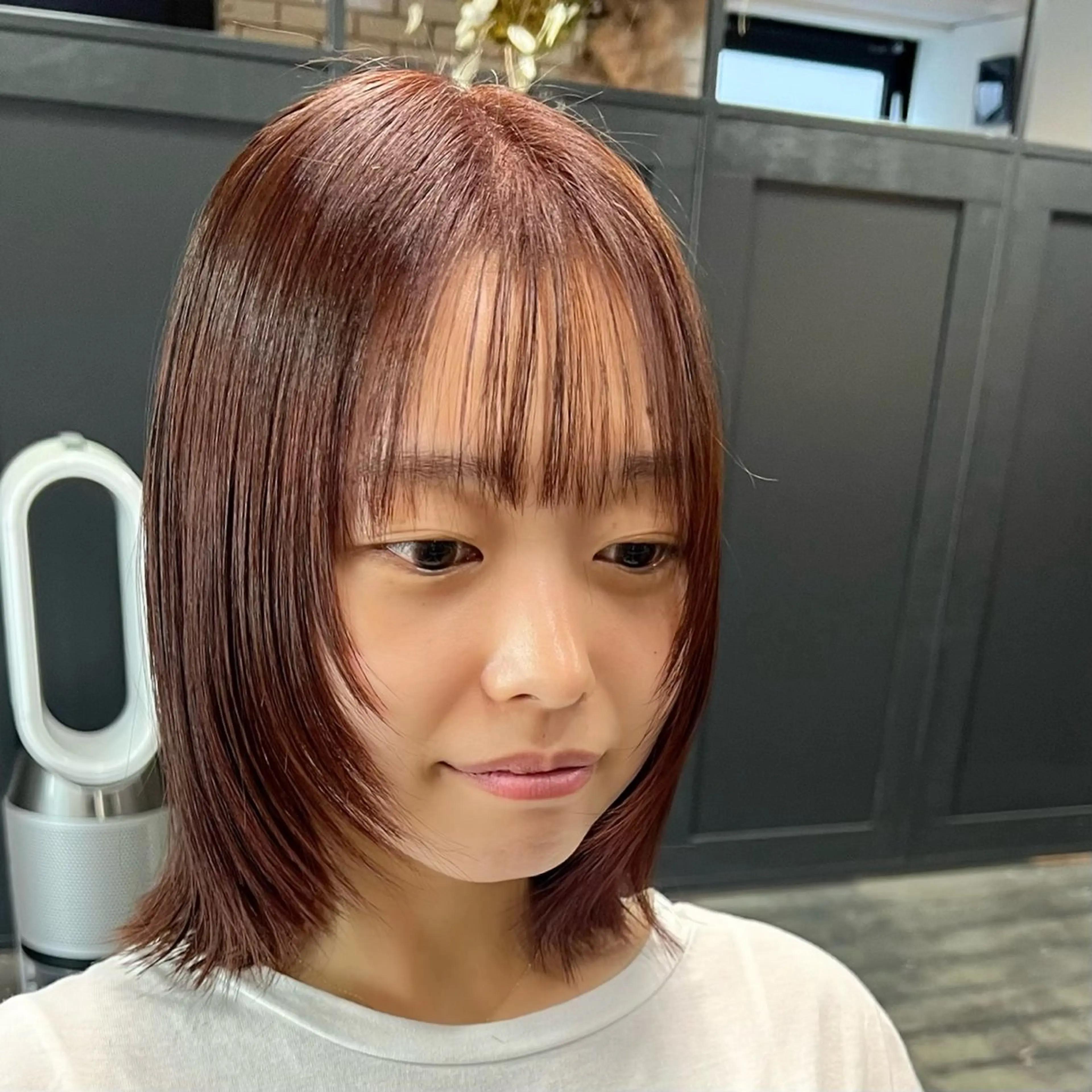 ミディアム カラー カット ヘアカラー 💘札幌クロスパーマ 髪質改善💘rinaのヘアスタイル