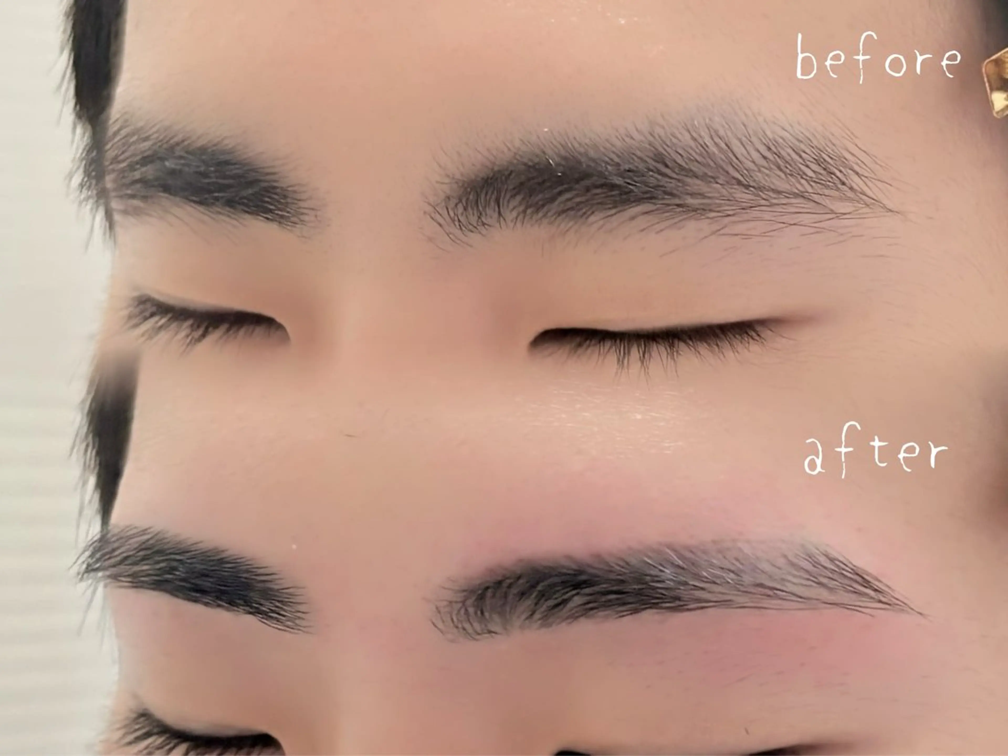 アイブロウ メンズアイブロウ 眉毛ワックス脱毛 アイブロウ専門店iBROW.新越谷店所属・iBROW. 新越谷 田中 桃香のマツエク・マツパデザイン