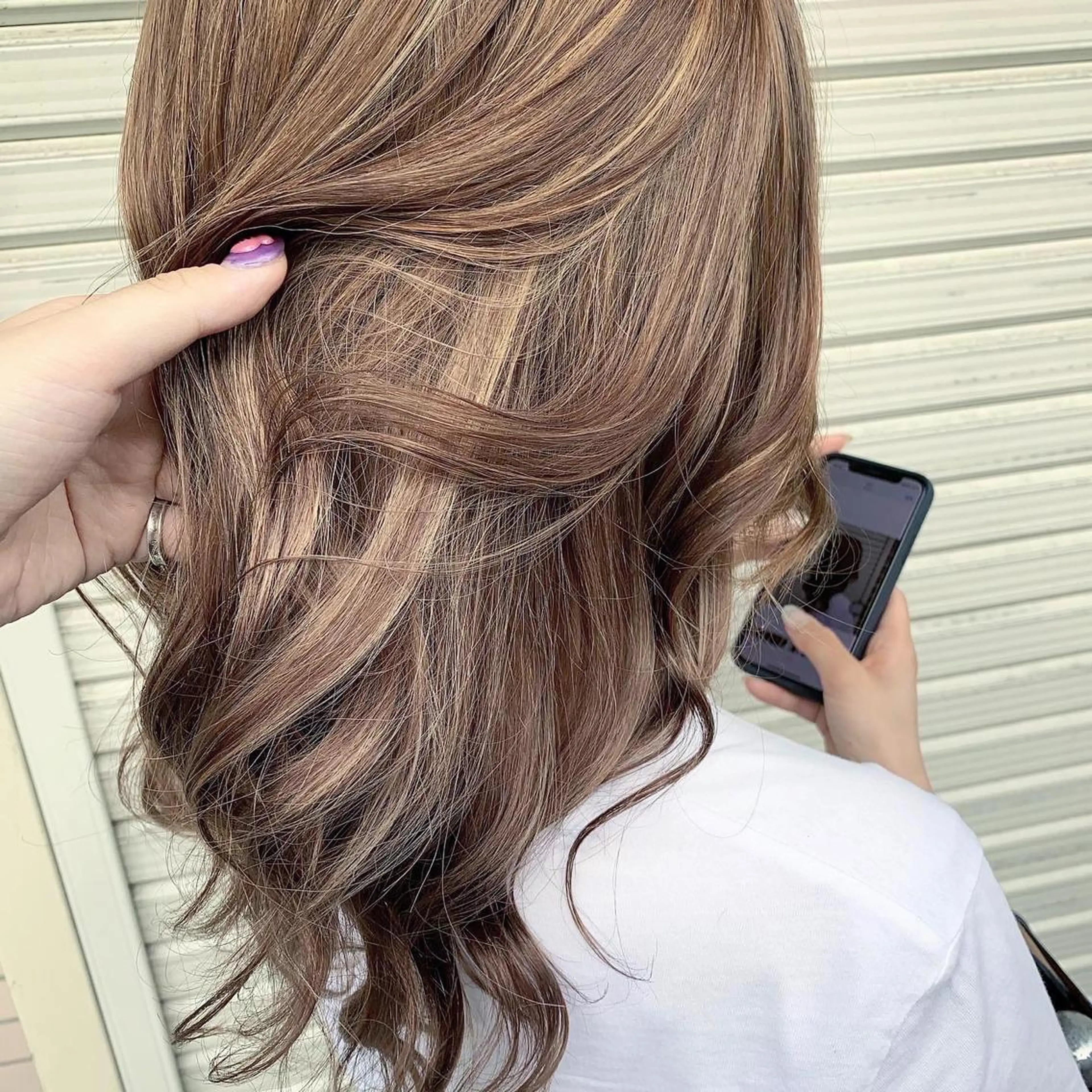 ロング カラー ヘアカラー 枚方 tomee 🦋南部　しほ🦋のヘアスタイル