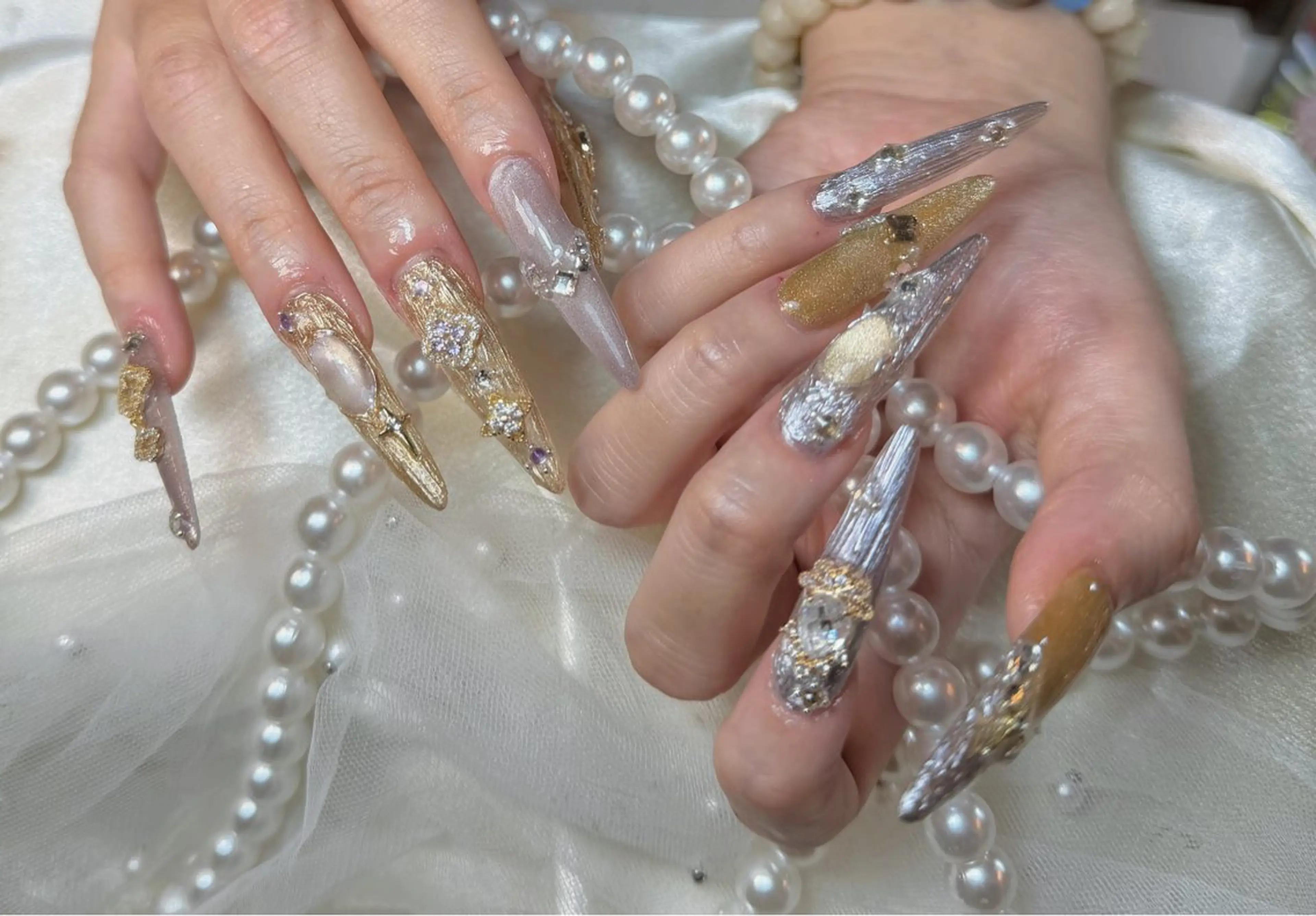 ネイル ハロウィン ハンドネイル リセス 高田馬場💎のネイルデザイン