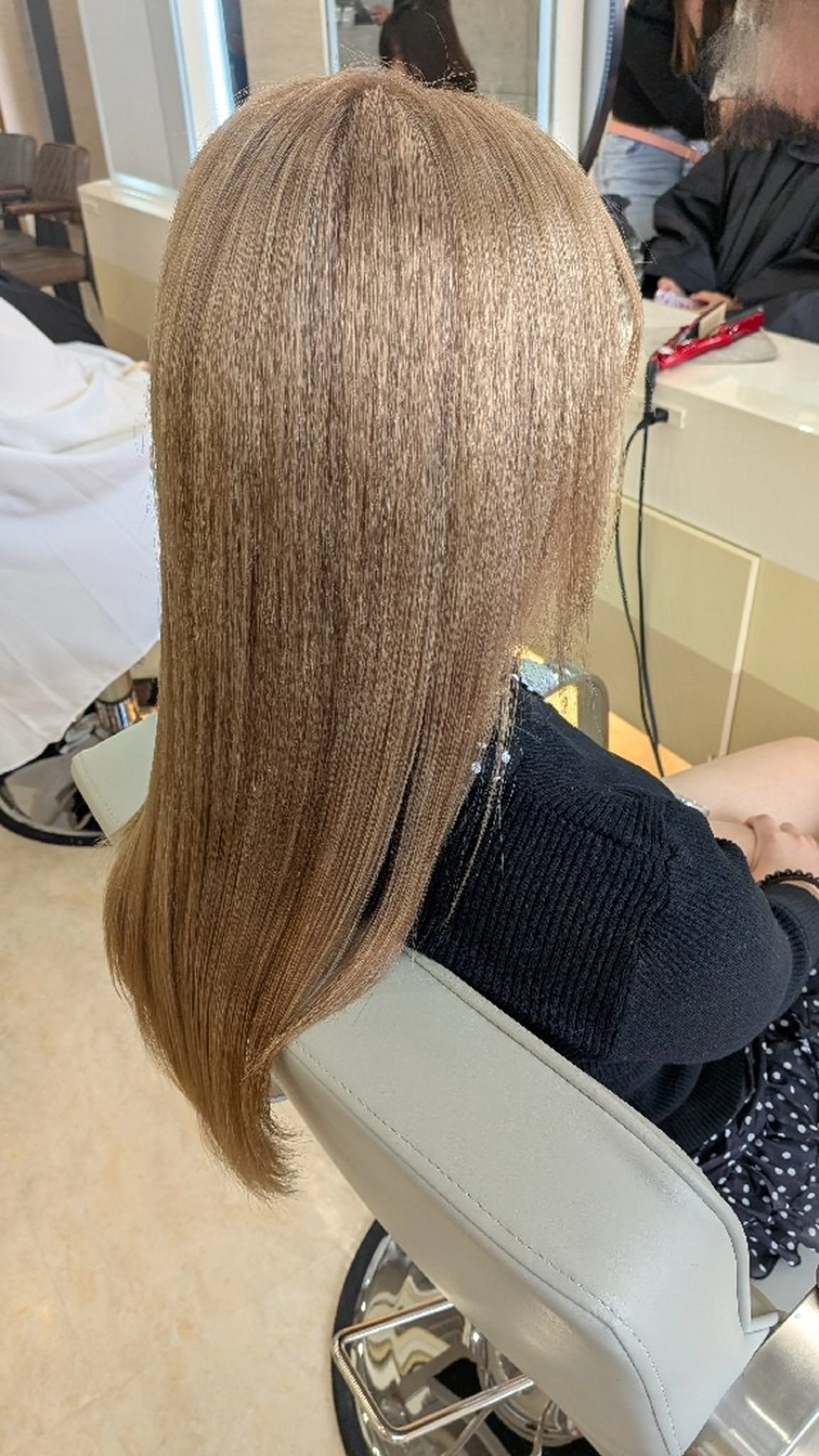 ロング カラー 原田 来実のヘアスタイル