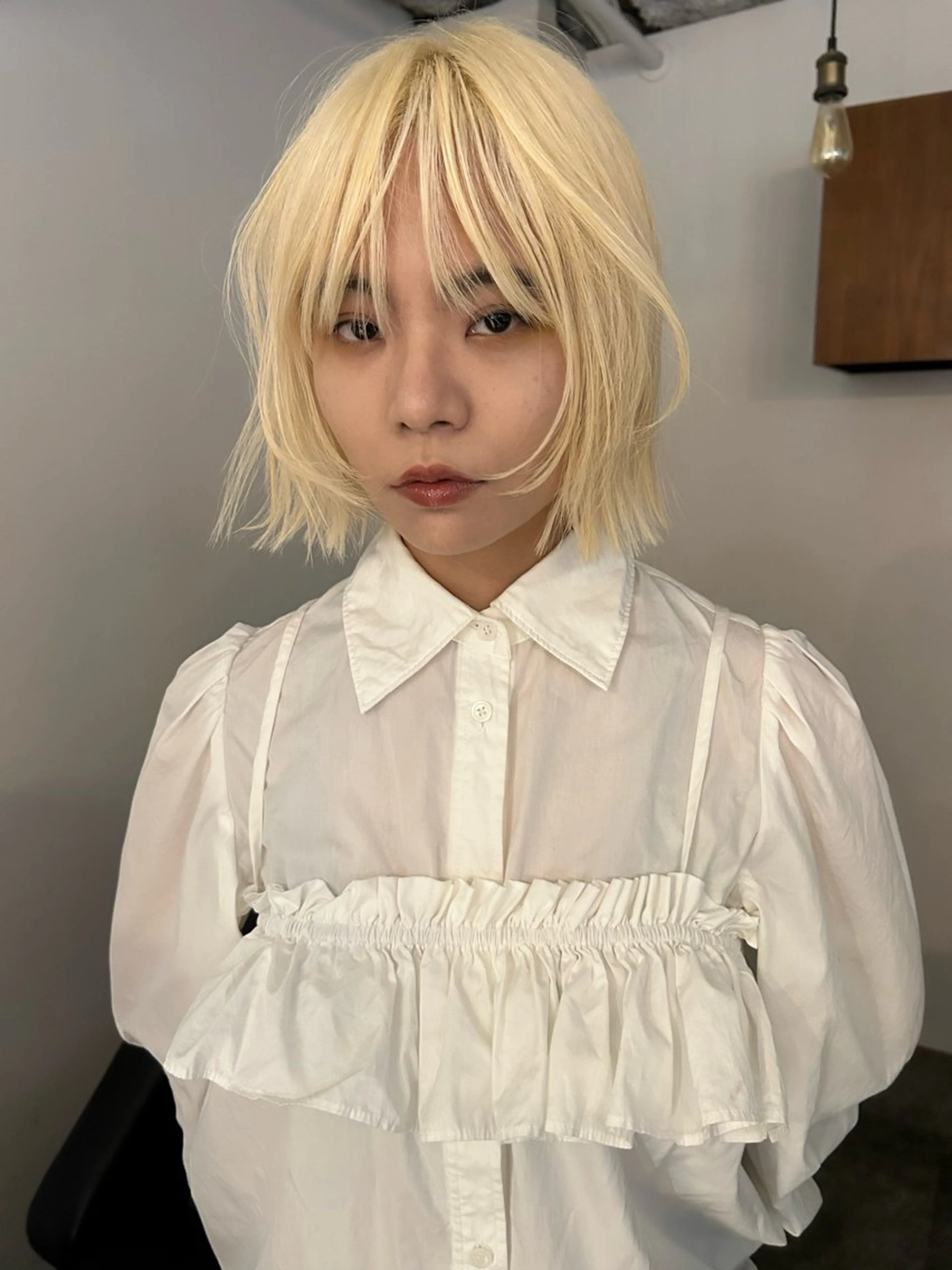 カット+ブリーチトリプルカラー+ファイバープレックストリートメント (ブリーチ2回)の写真