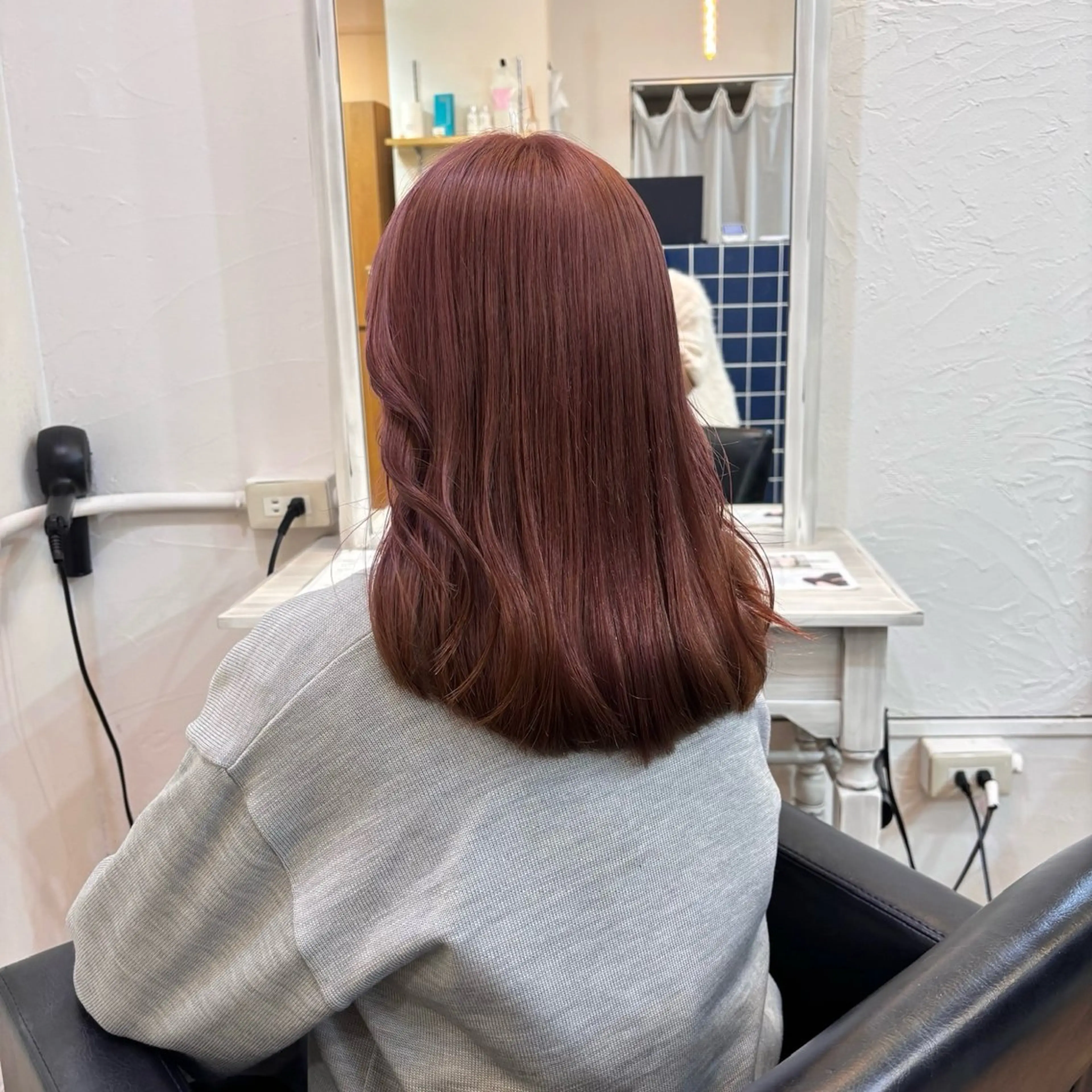 セミロング 🍃ユウミ/大阪 梅田/ナチュラル🍃のヘアスタイル