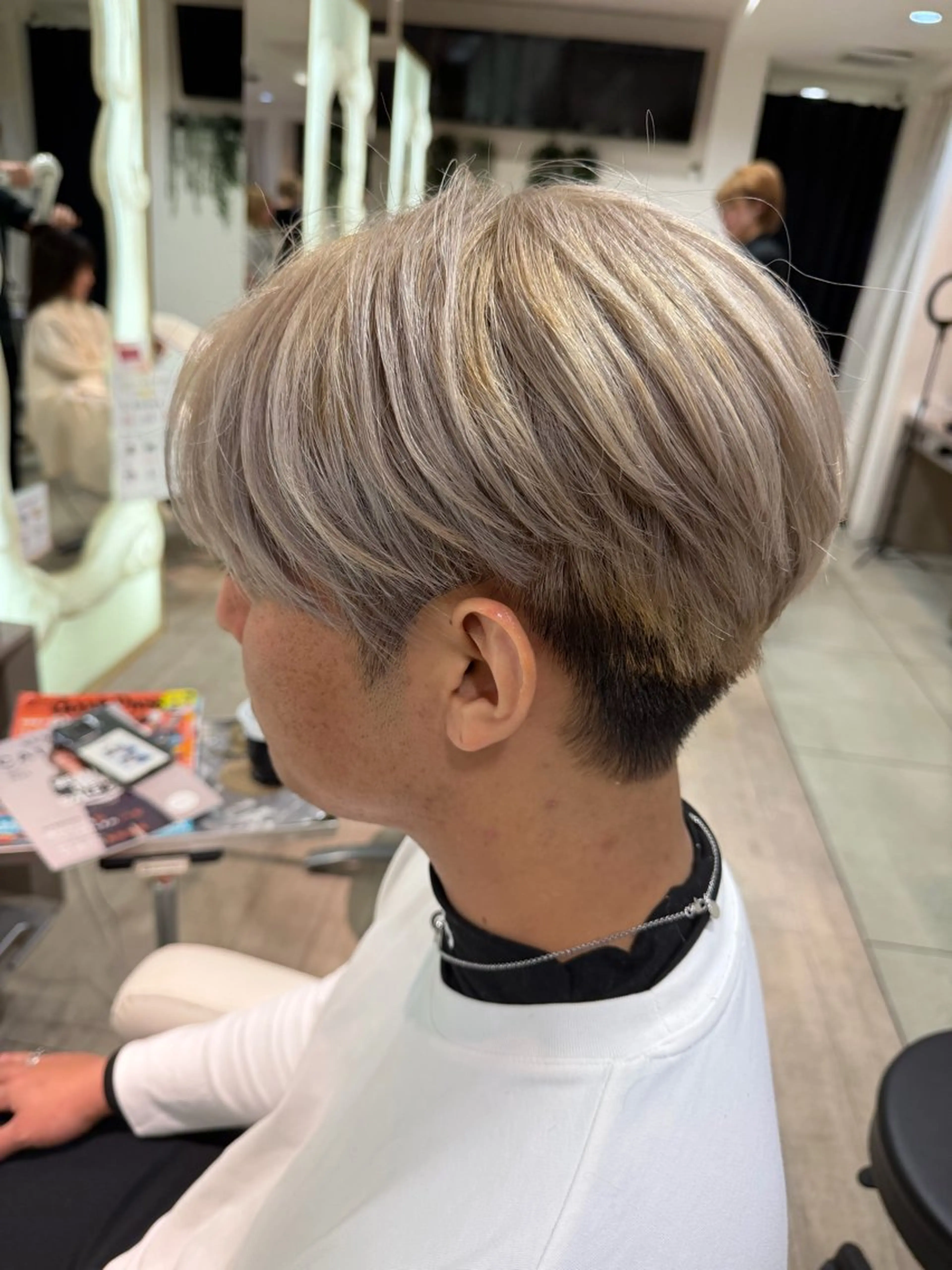 ショート ヘアカラー トリートメント NYNY大久保店松浦 正覚のヘアスタイル