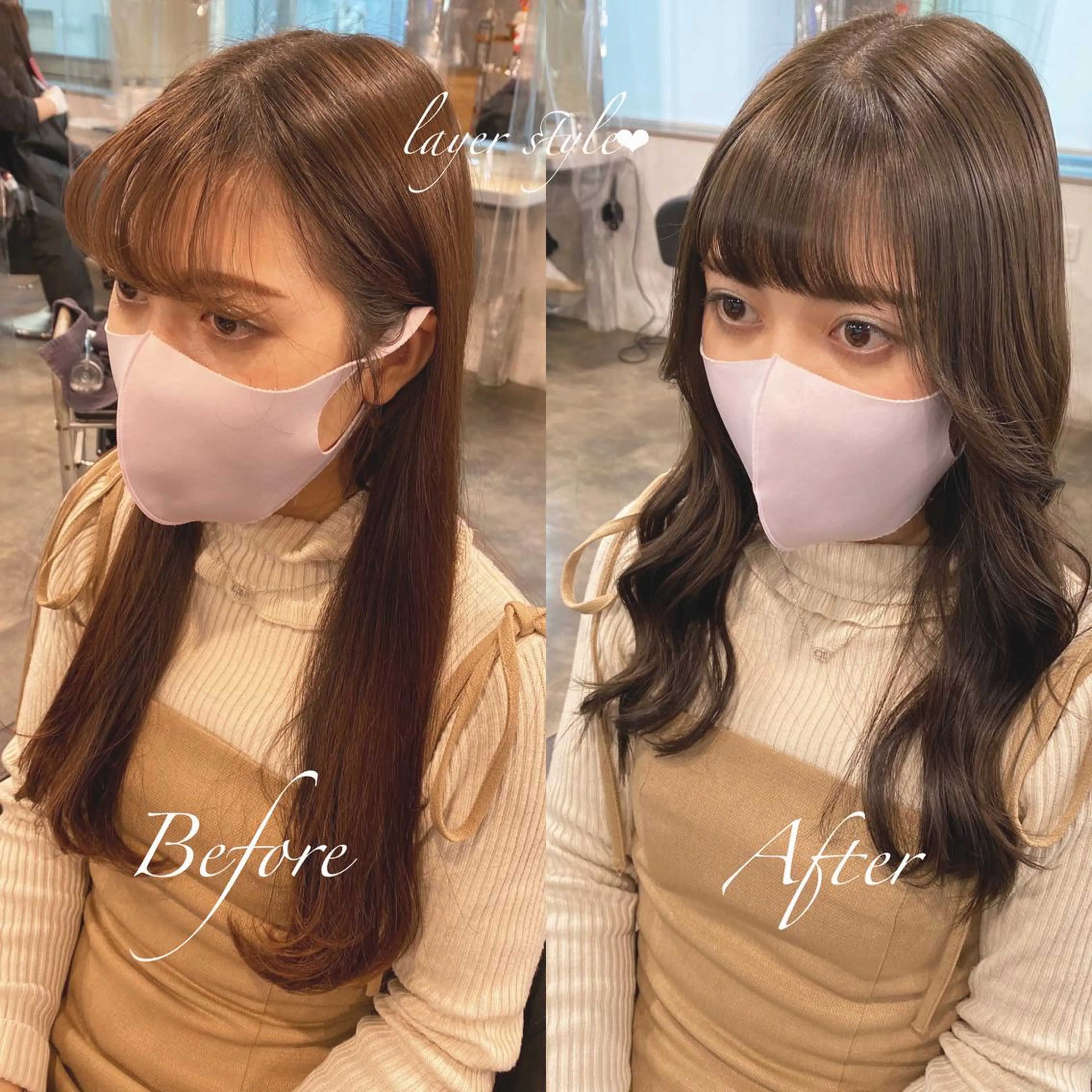 ロング カラー ヘアアレンジ 髪質改善 トリートメント 当日予約⭕️ JUNYAのヘアスタイル