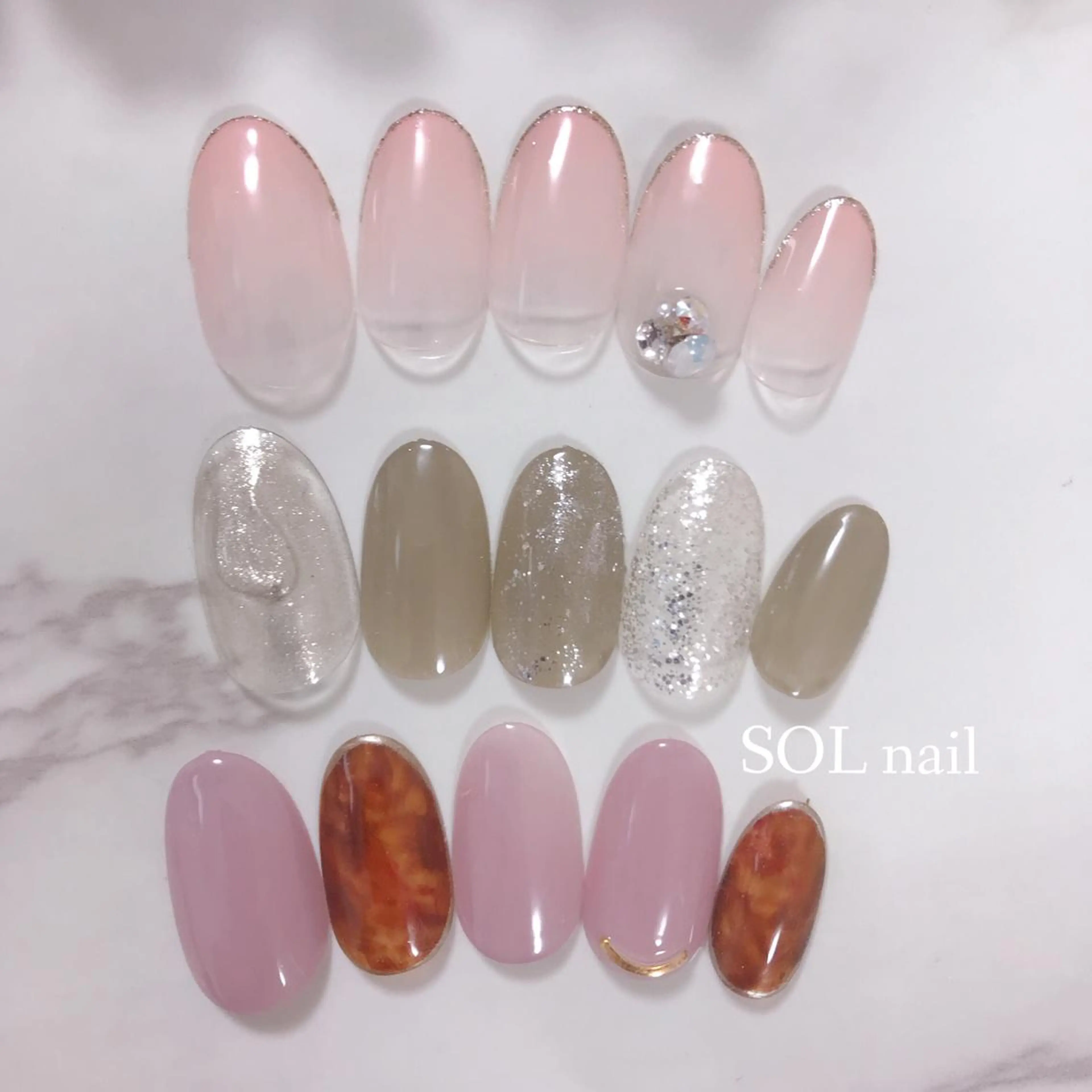 ネイル SOL NAILのネイルデザイン