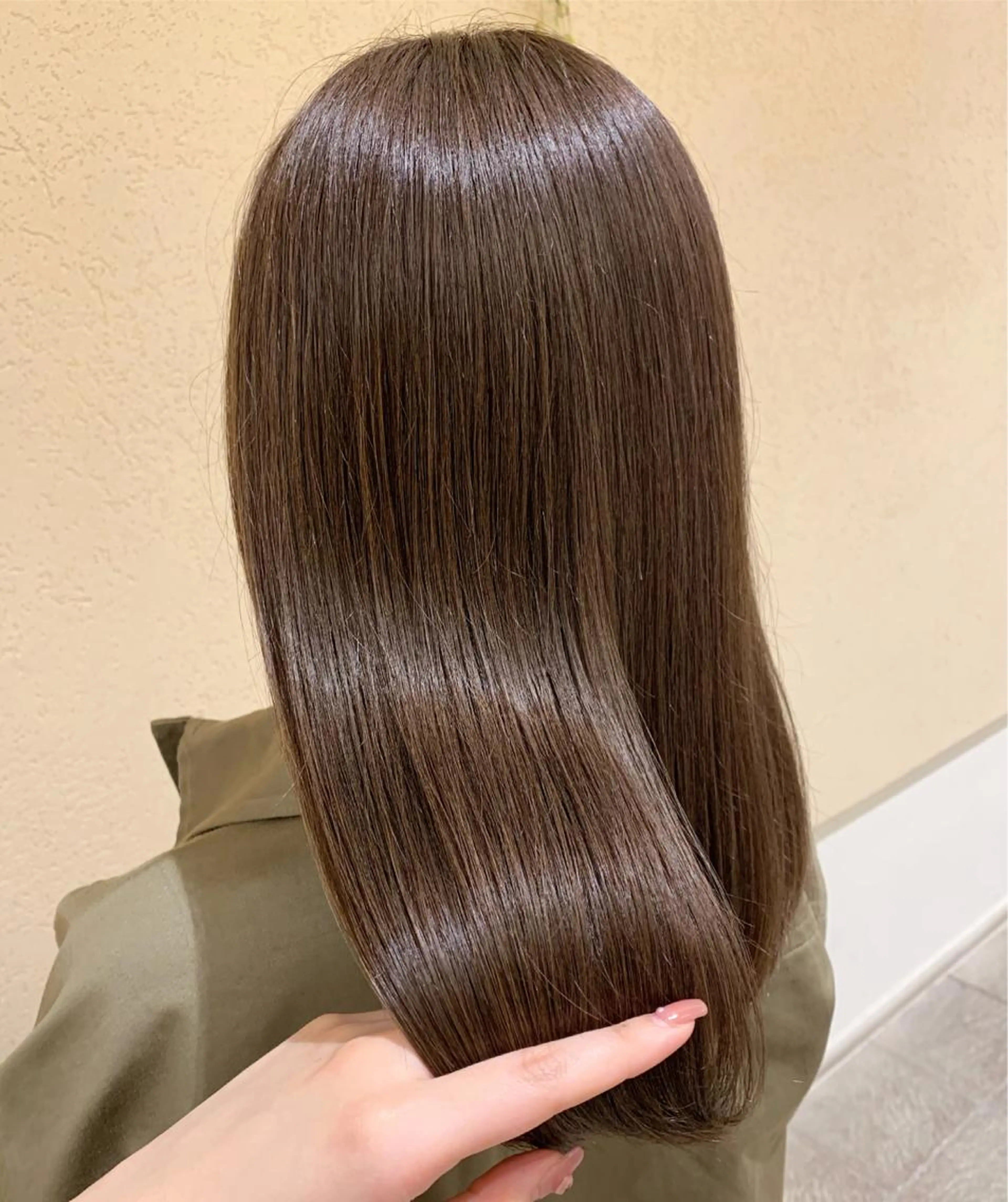 🎀ナチュラル🎀 ベージュorブラウン系カラー+シルクトリートメント🤍💫の写真