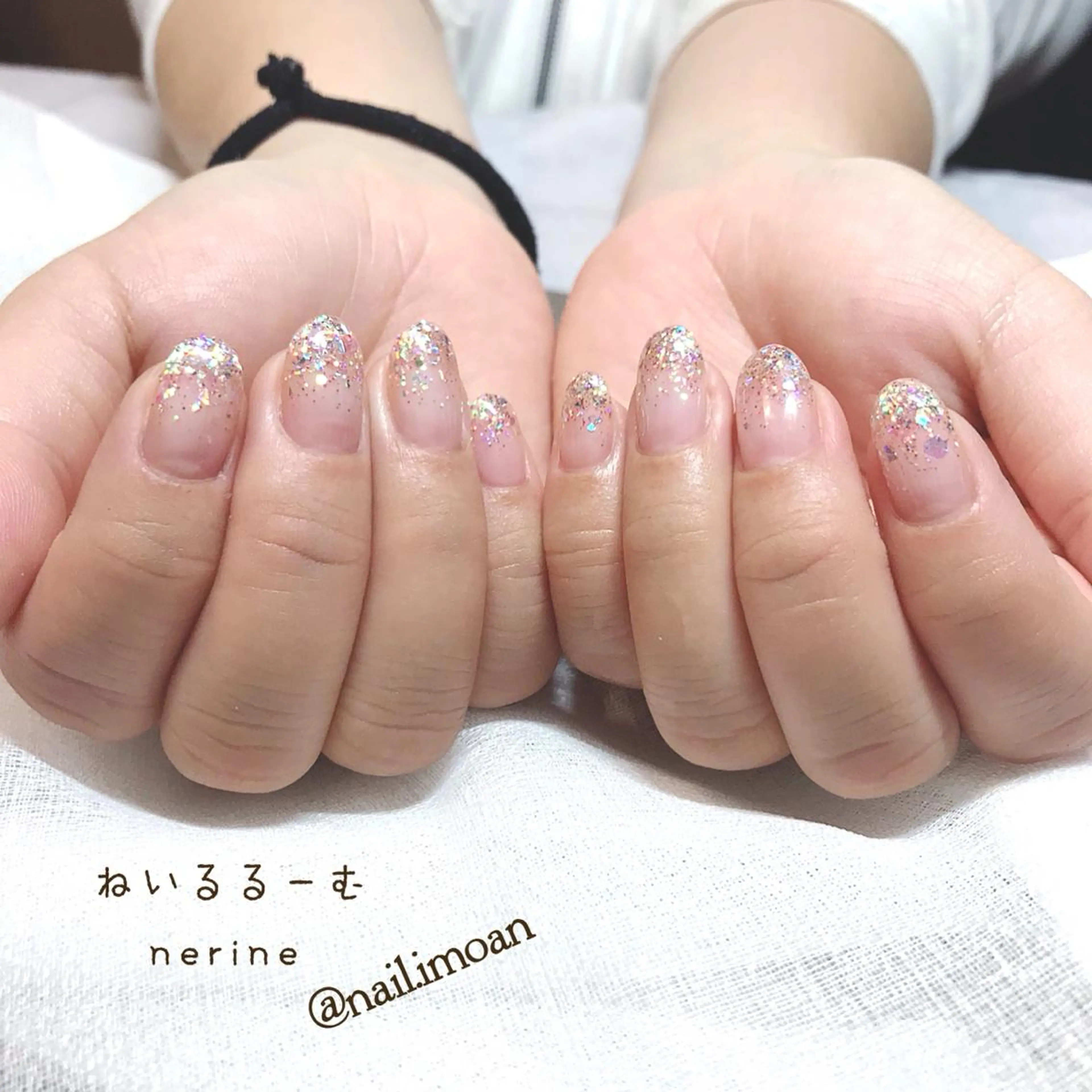 ネイル ラメ(グリッター) ハンドネイル NAILST Naomiのネイルデザイン