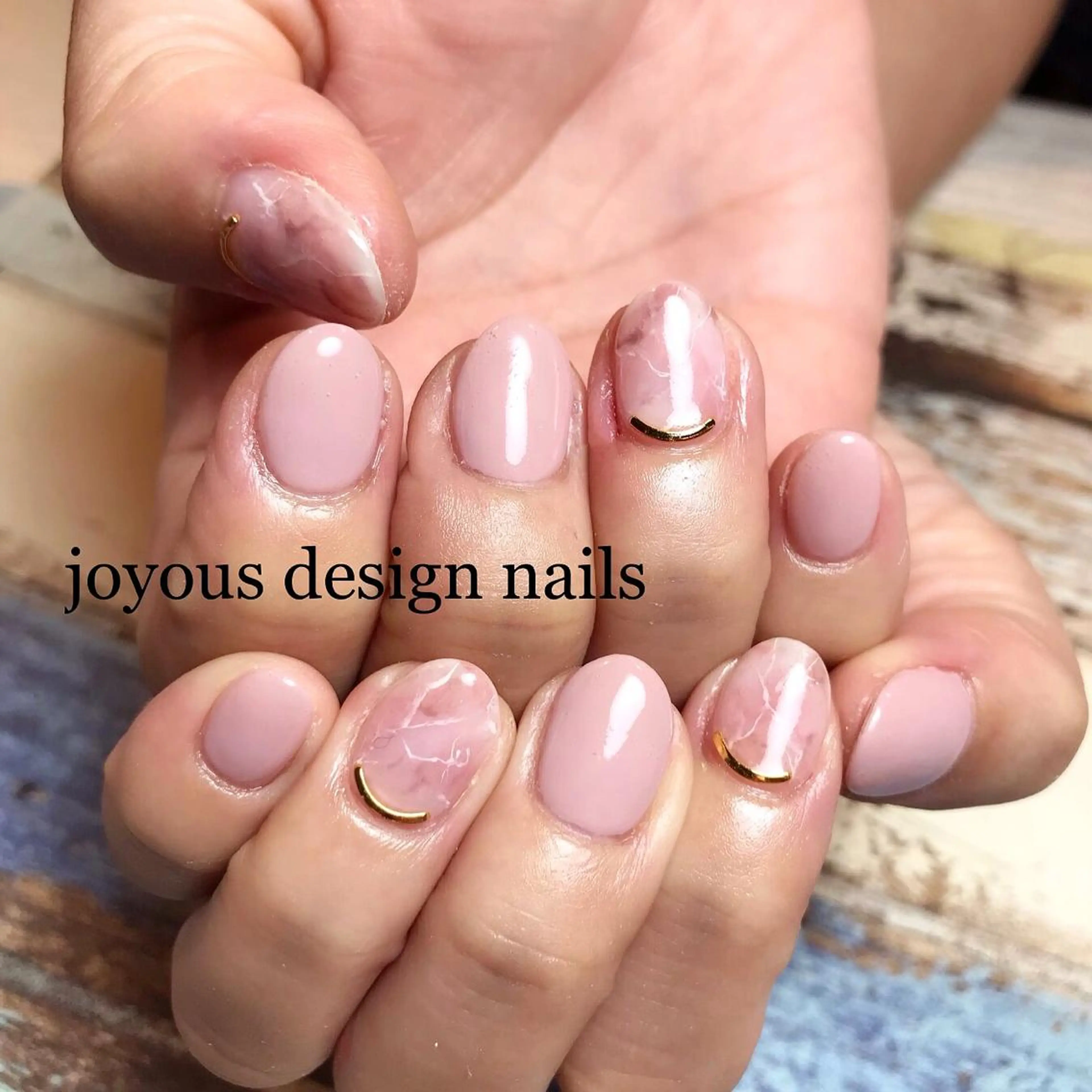 ネイル 大理石ネイル(マーブル) ハンドネイル jdn kayokoのネイルデザイン