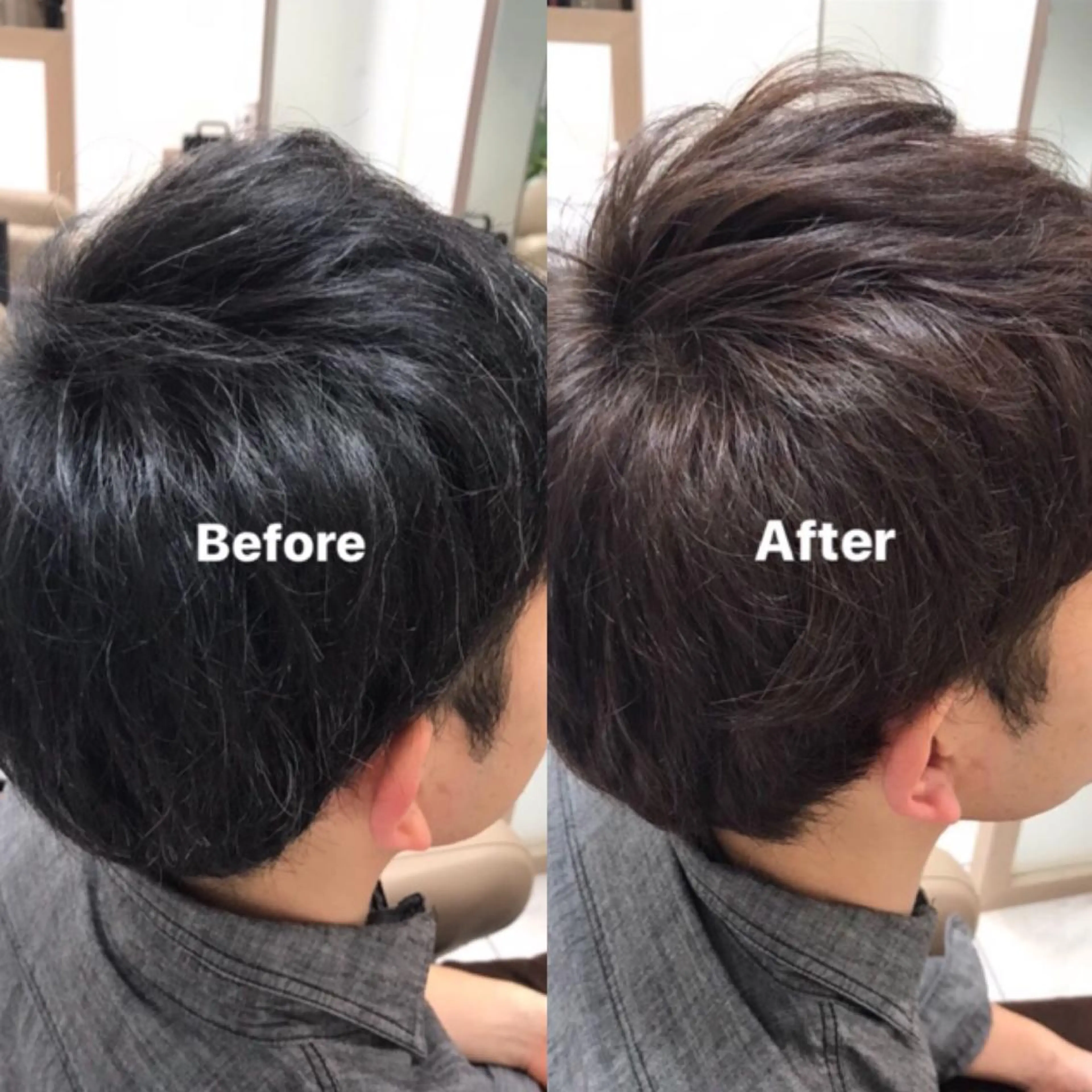 ショート カラー メンズ 樋笠 知佳のヘアスタイル