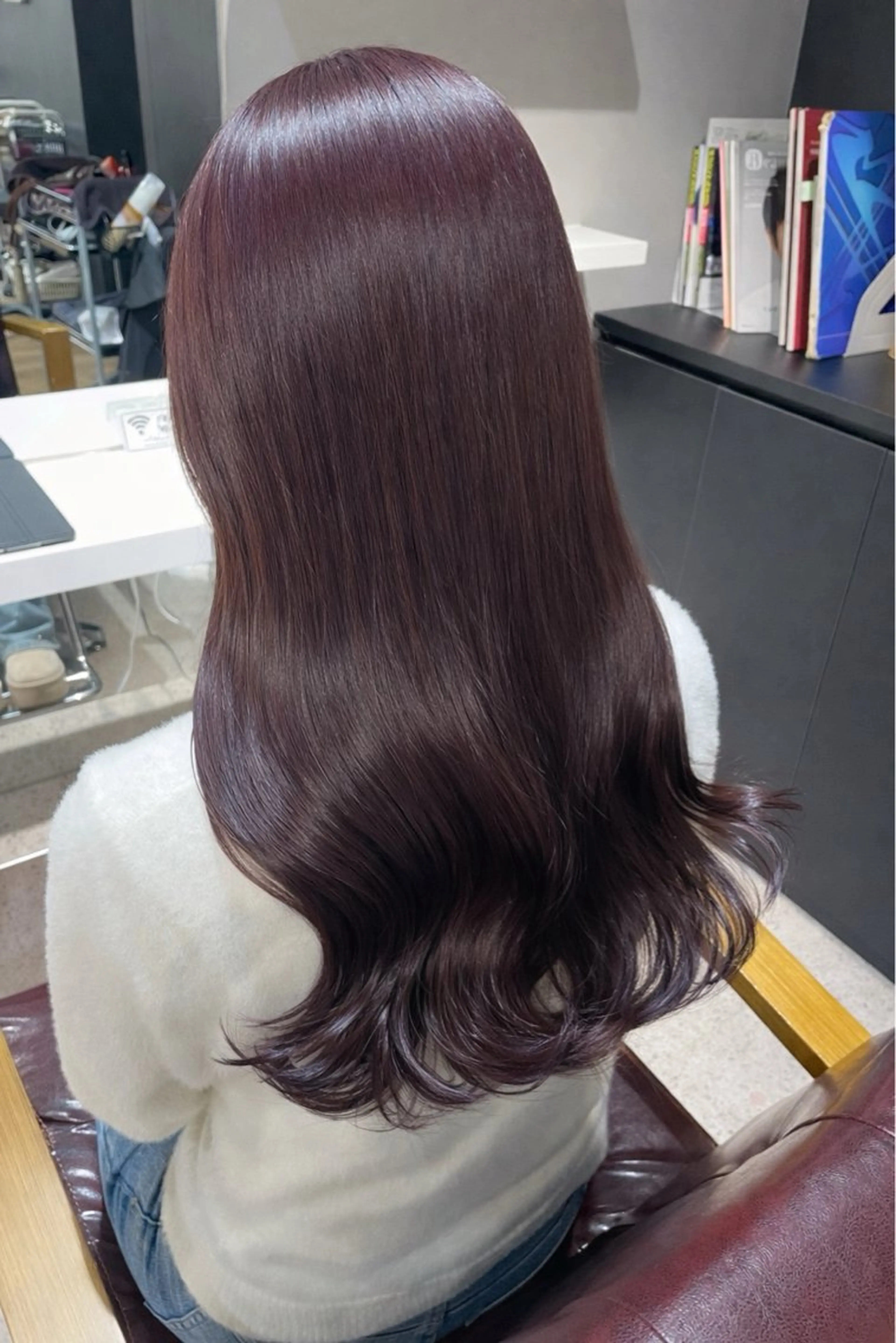 似合わせカット+うる艶カラーの写真