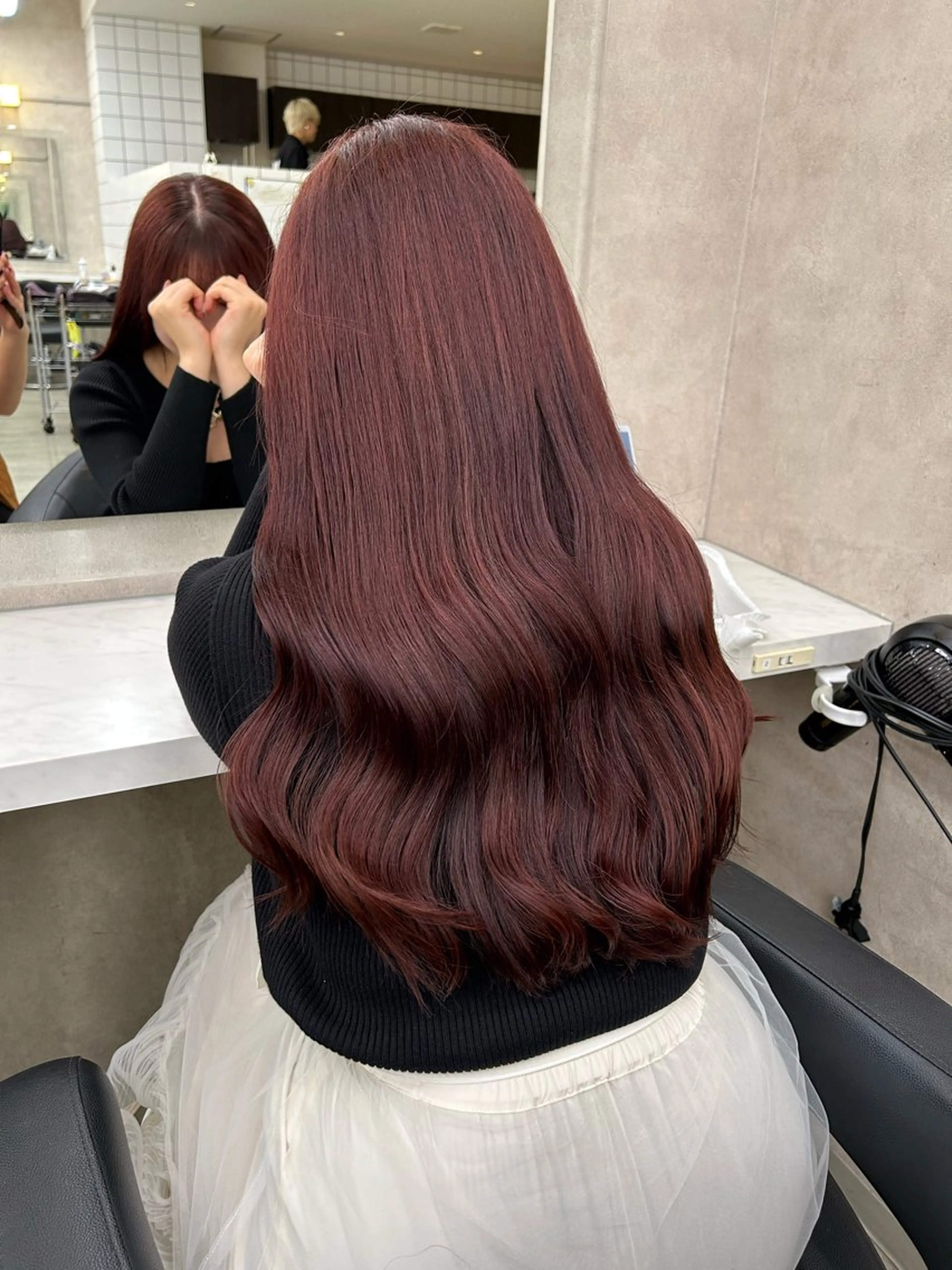 ロング カラー 🎀暖色/ラベンダー /paru🤍のヘアスタイル