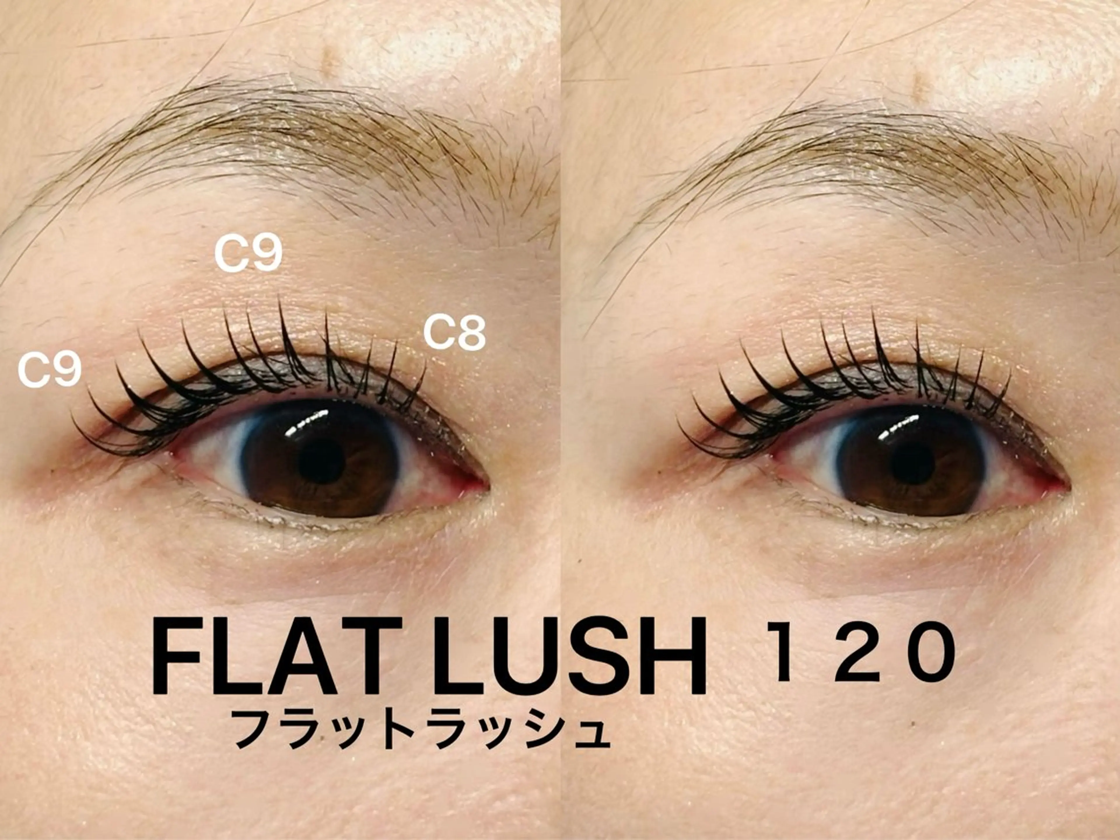 マツエク・マツパ フラットラッシュ Bruges 自由が丘のマツエク・マツパデザイン