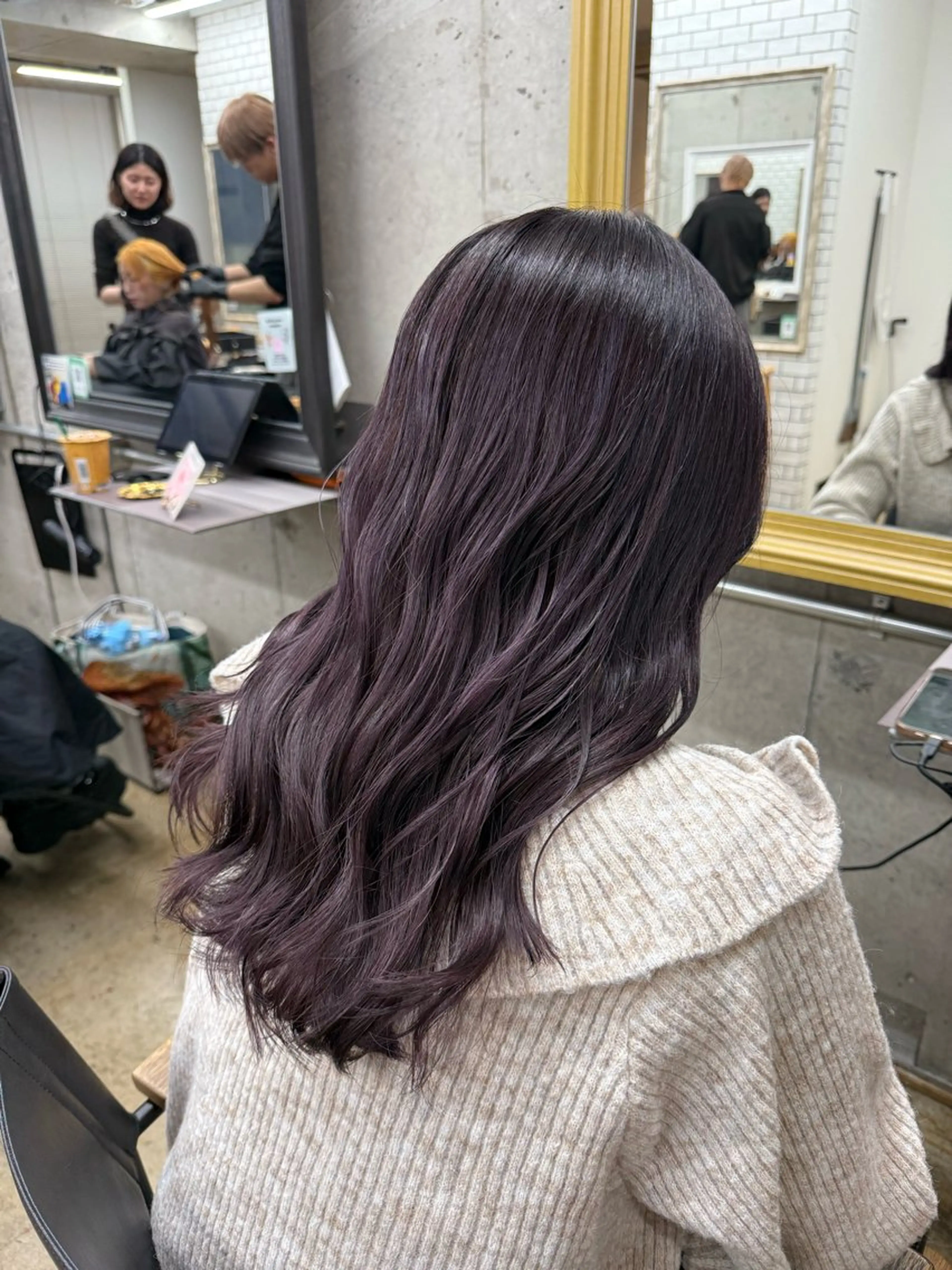 《平日限定》ブリーチ無しダブルカラー・選べるミルボンTR✨ナノバブル付き🫧の写真