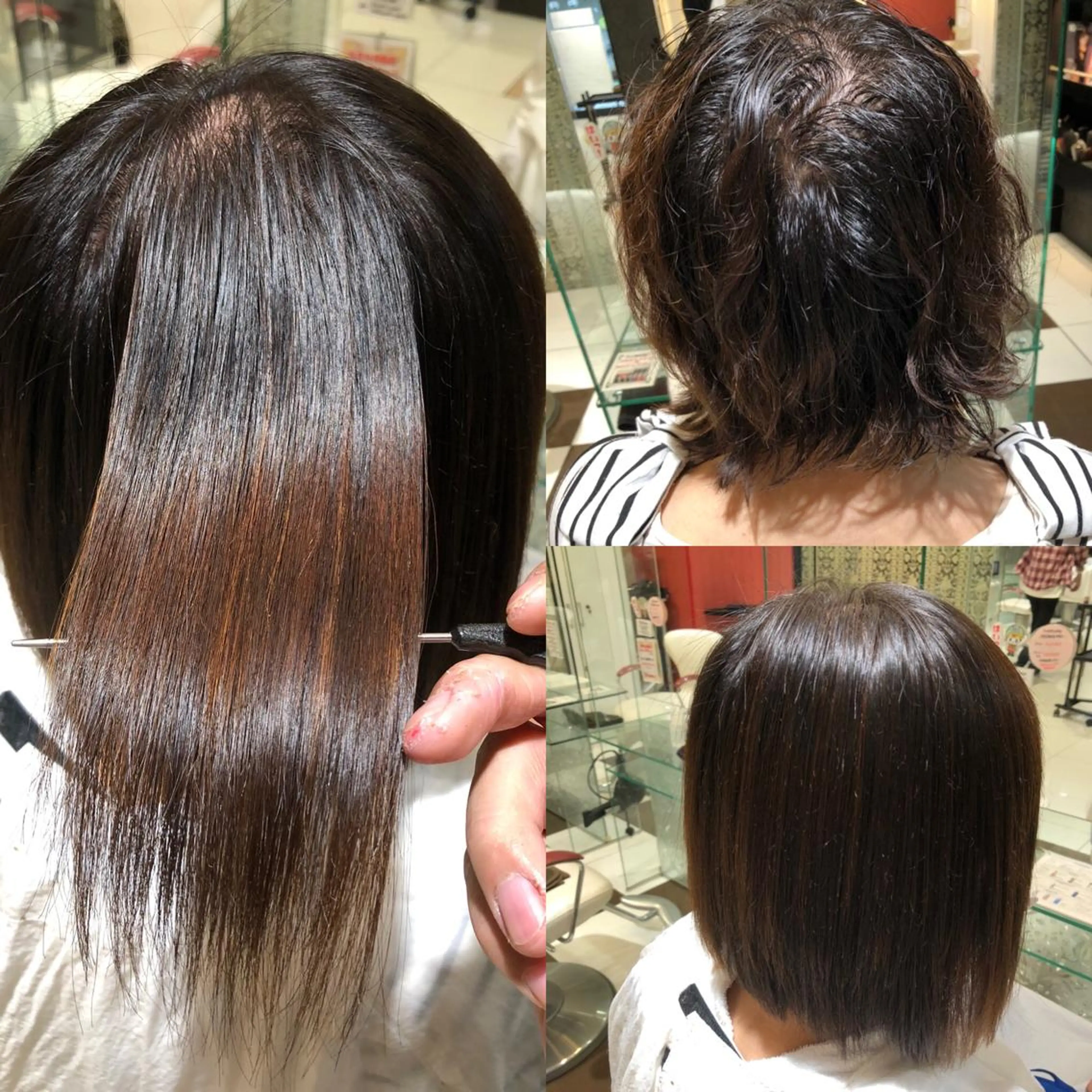 ショート カラー パーマ ヘアアレンジ 酸性ストレート ストレートパーマ カット 縮毛矯正 トリートメント 秋山 幸太のヘアスタイル