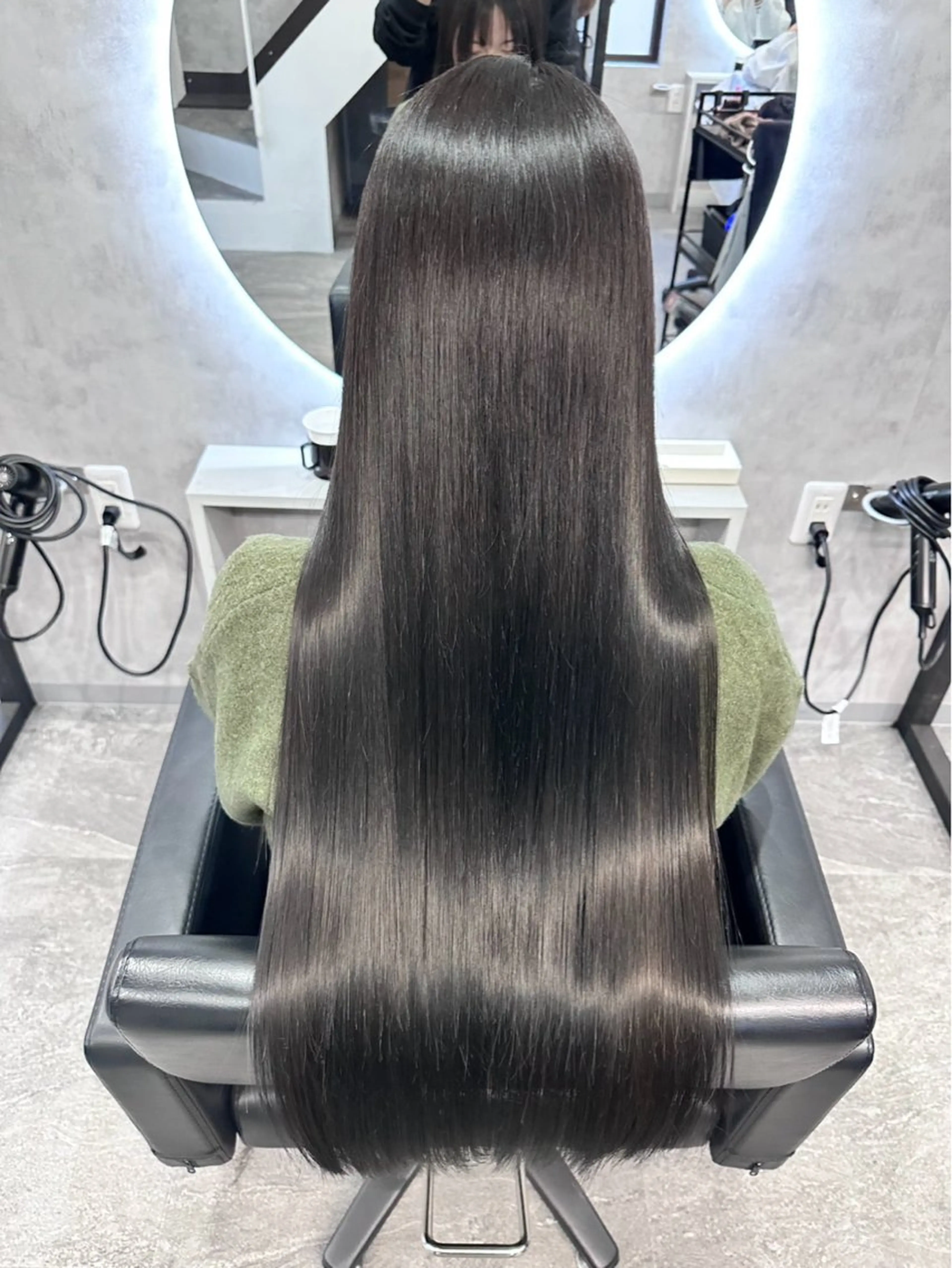 髪質改善カラーの写真