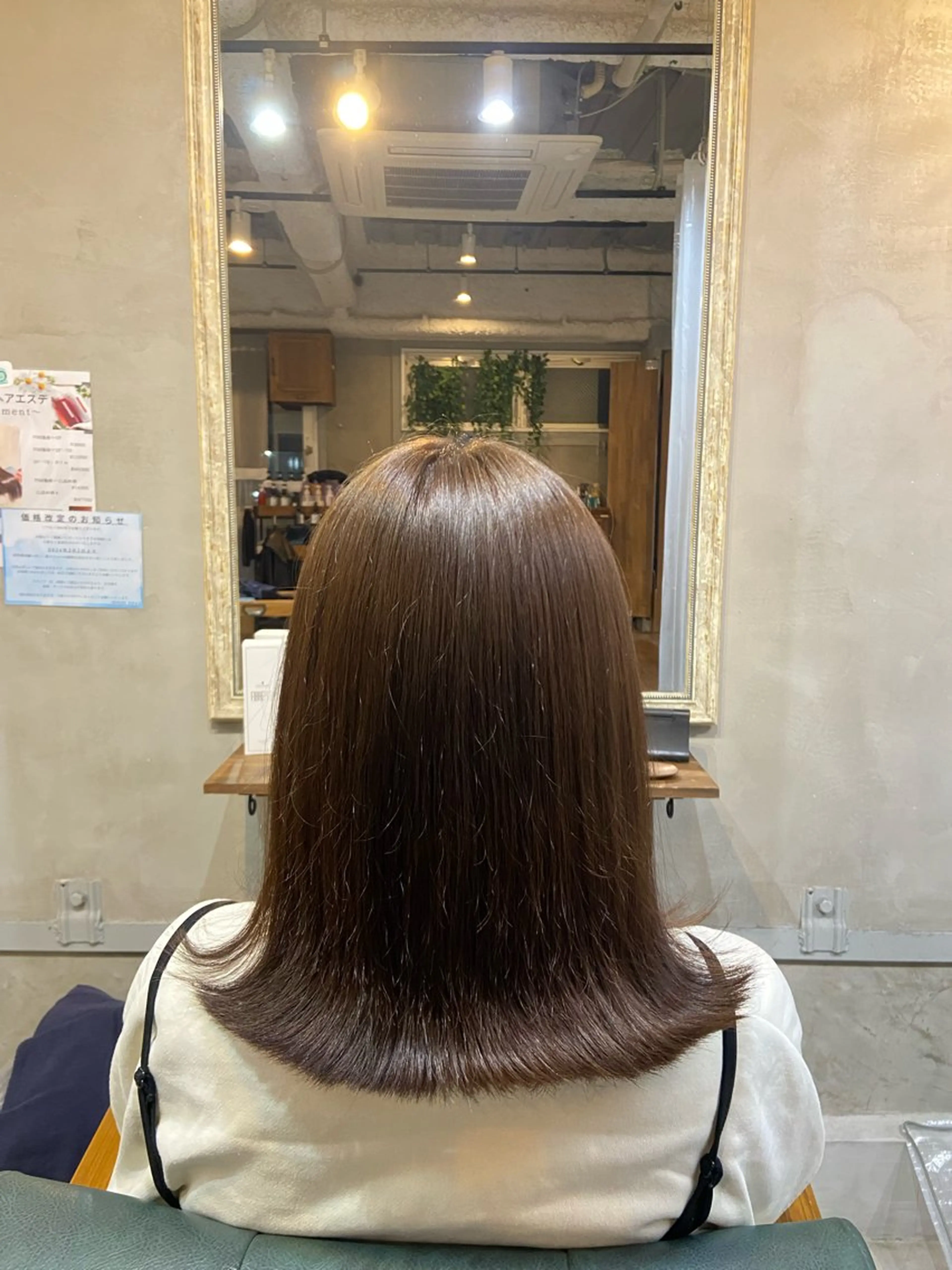 カラー 🎀カット 縮毛矯正 モデル /烏丸御池のヘアスタイル