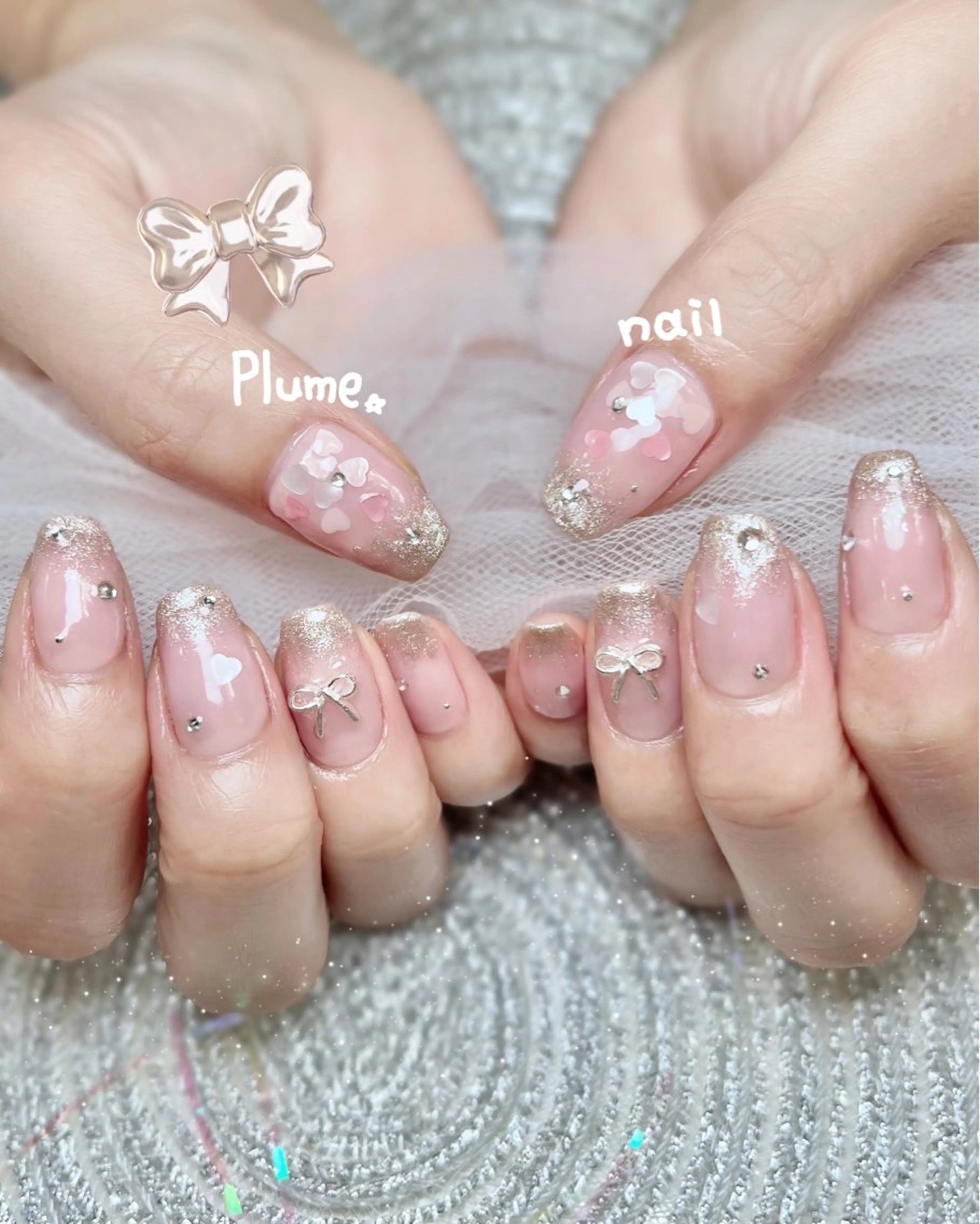 ネイル ハンドネイル plume nail ☆韓国ネイルのネイルデザイン