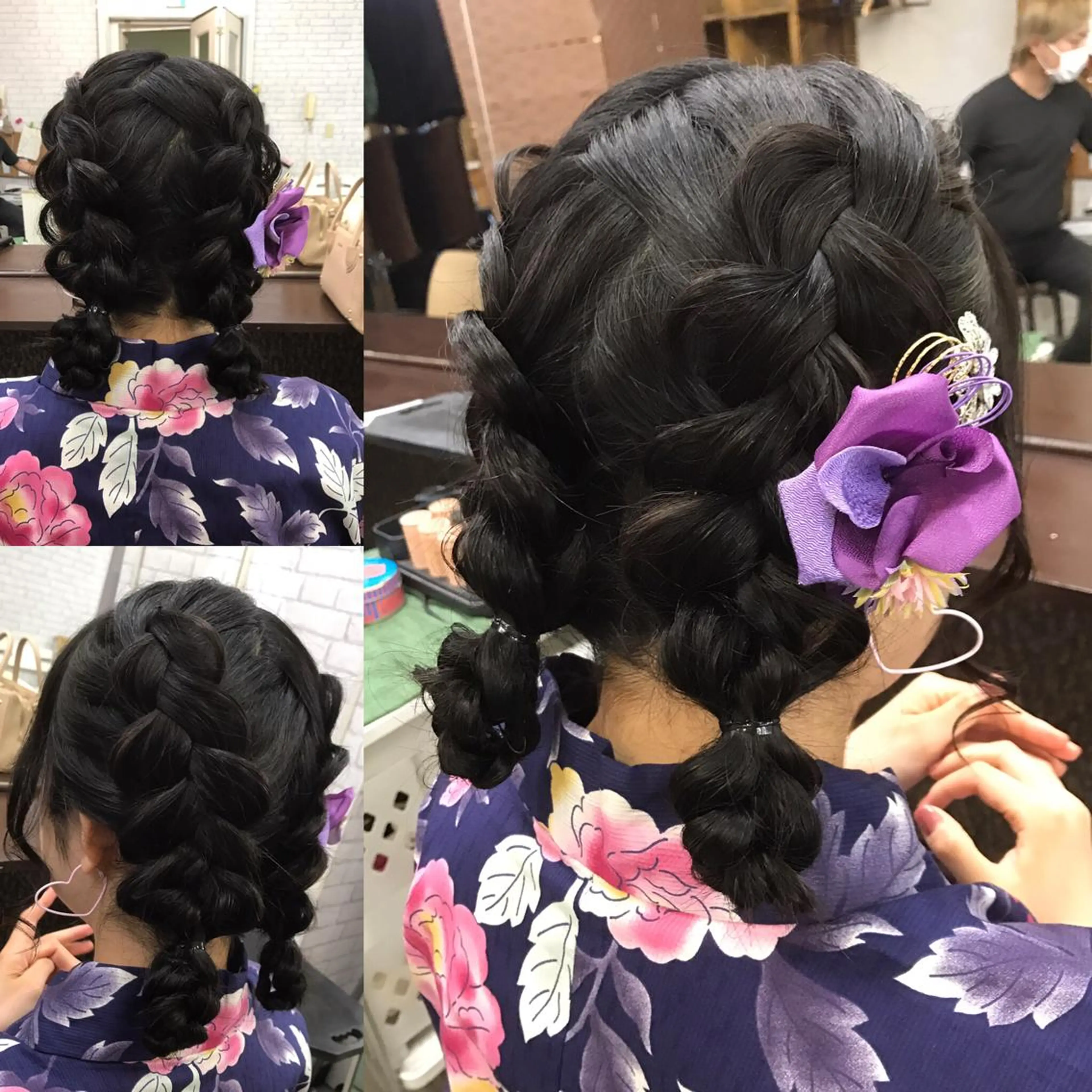 セミロング ヘアアレンジ 浴衣 beauty salon　Atora所属・大賀 海夕の眉毛・アイブロウイメージ
