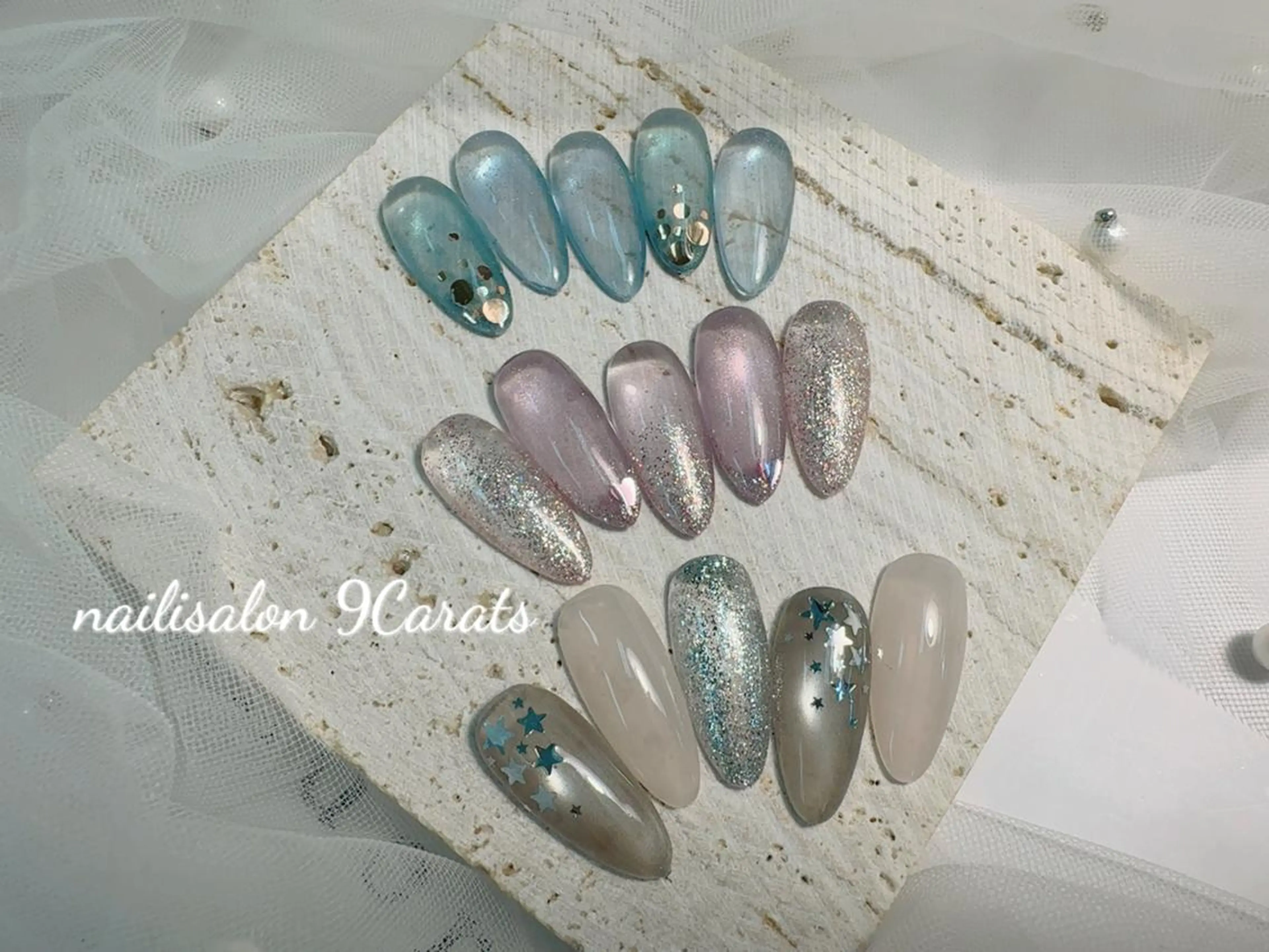 ネイル ネイルサロン9カラッ ト　　RUBYのネイルデザイン