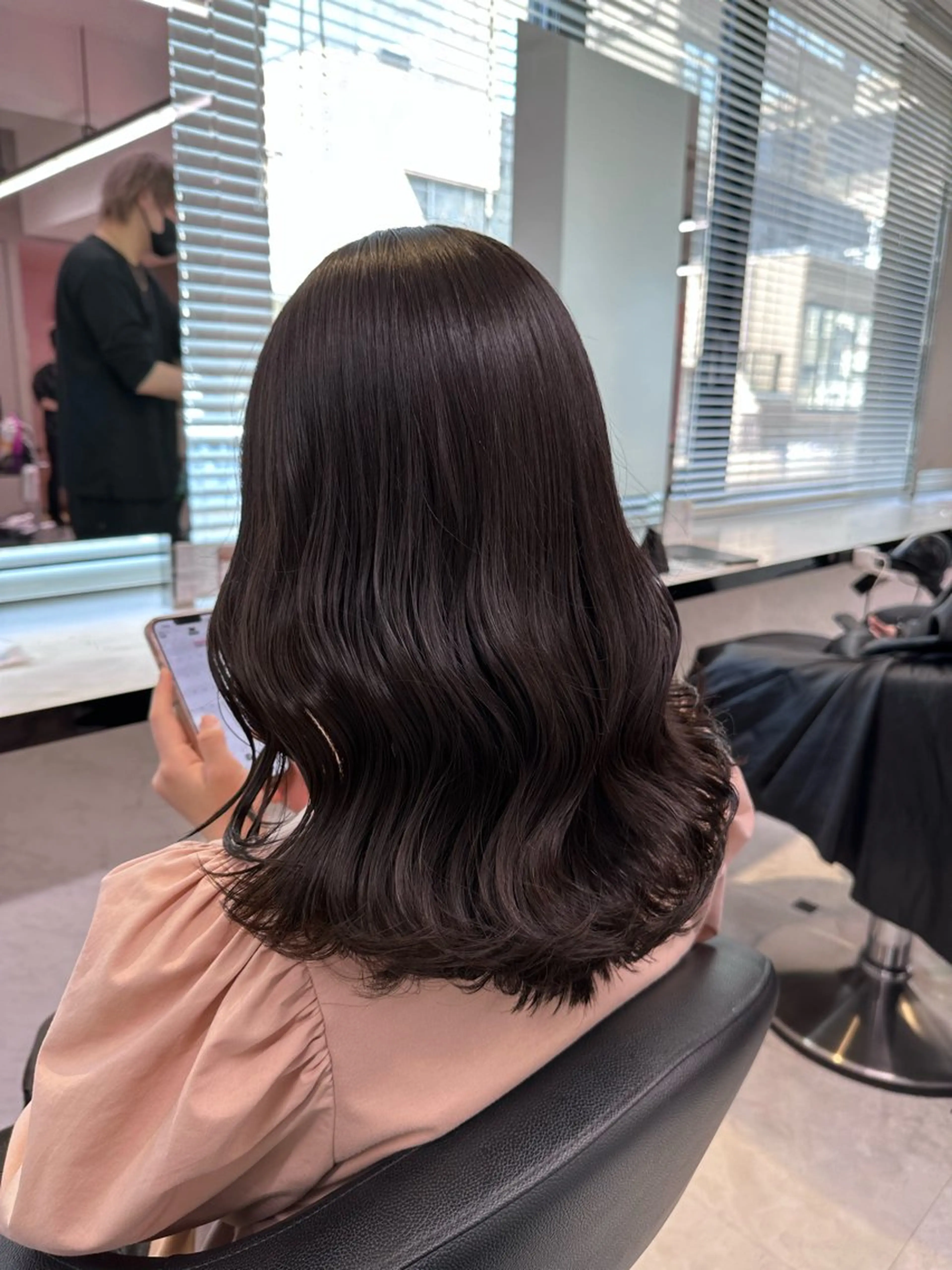 セミロング カラー 【髪質改善のプロ】 上野/EMILのヘアスタイル