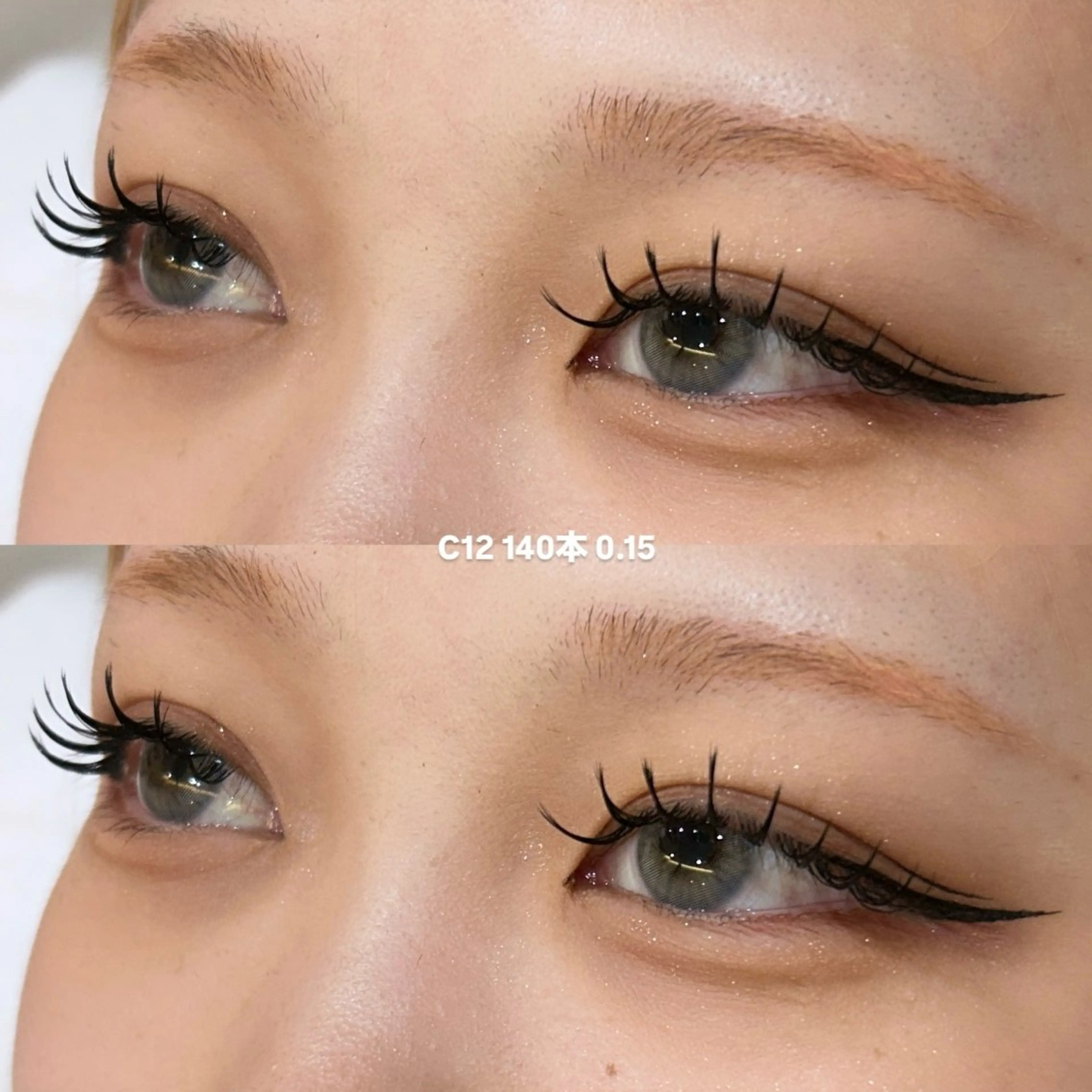 マツエク・マツパ マツエク 透明感ツヤカラー/ アイリスト/ゆきなのマツエク・マツパデザイン