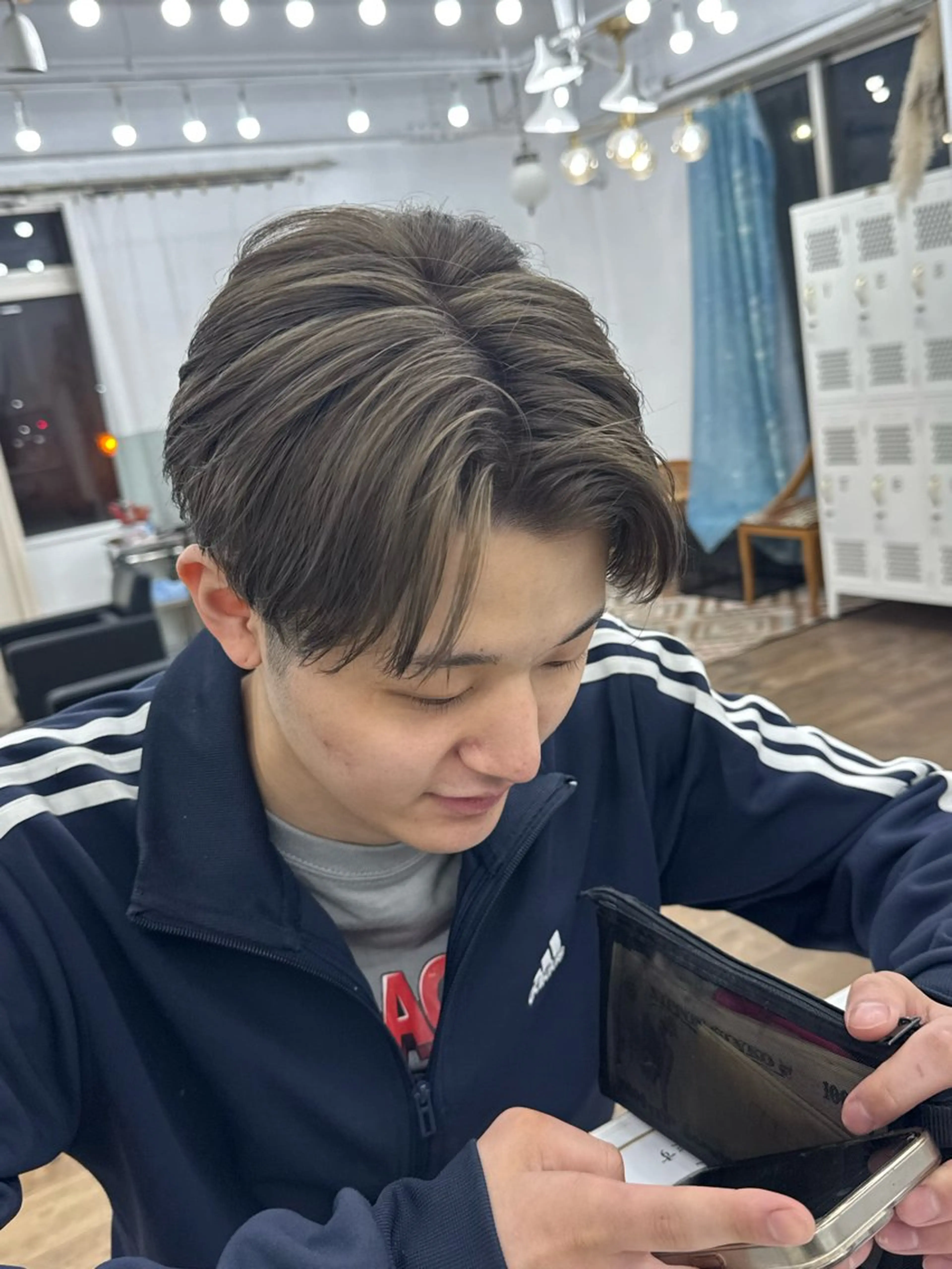 ショート カラー メンズ カット ヘアカラー メンズ特化サロン ユウヘイのヘアスタイル