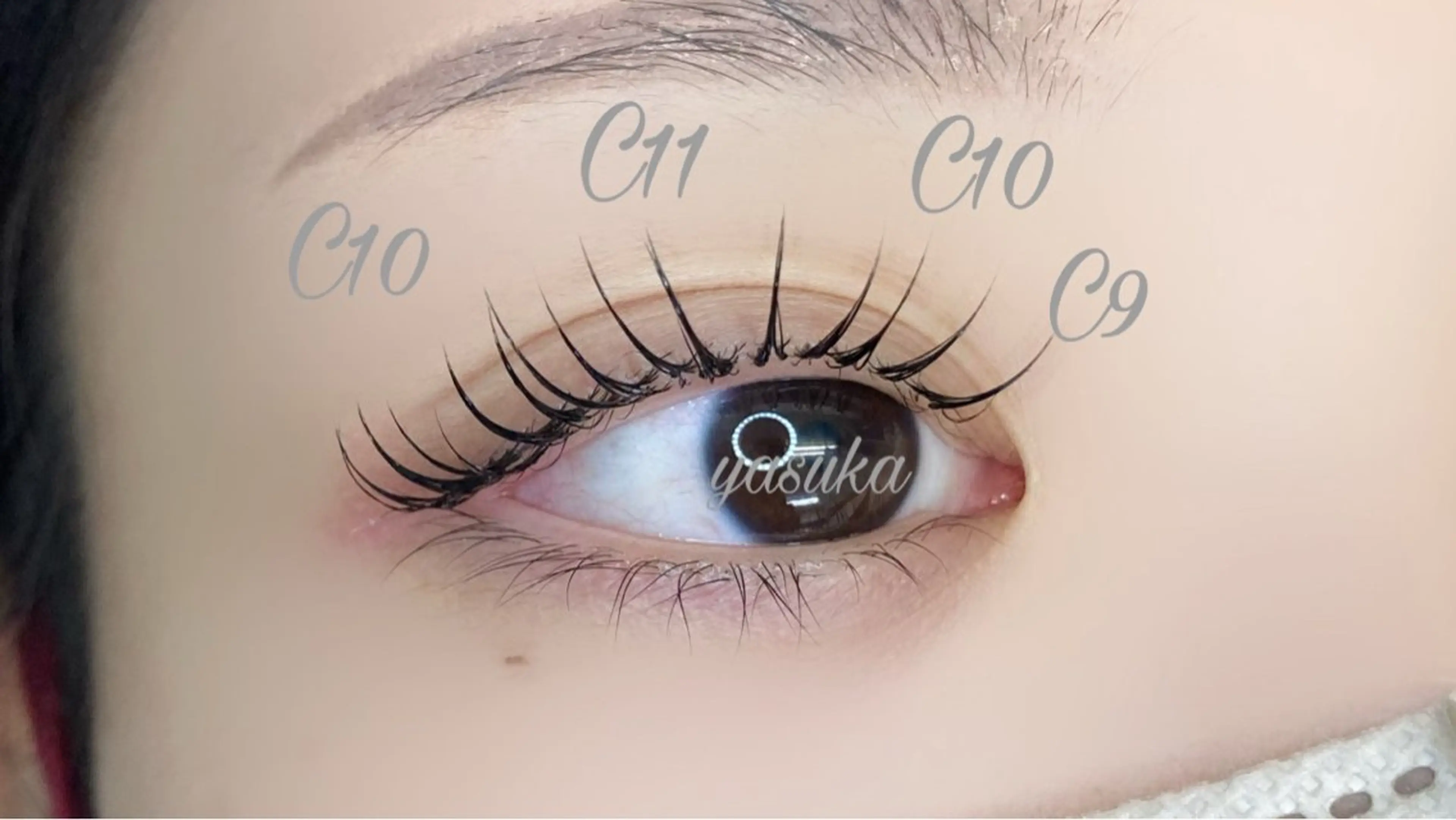 マツエク・マツパ 束感まつ毛 フラットラッシュ TIARA池袋西口店 店長YASUKA💐のマツエク・マツパデザイン