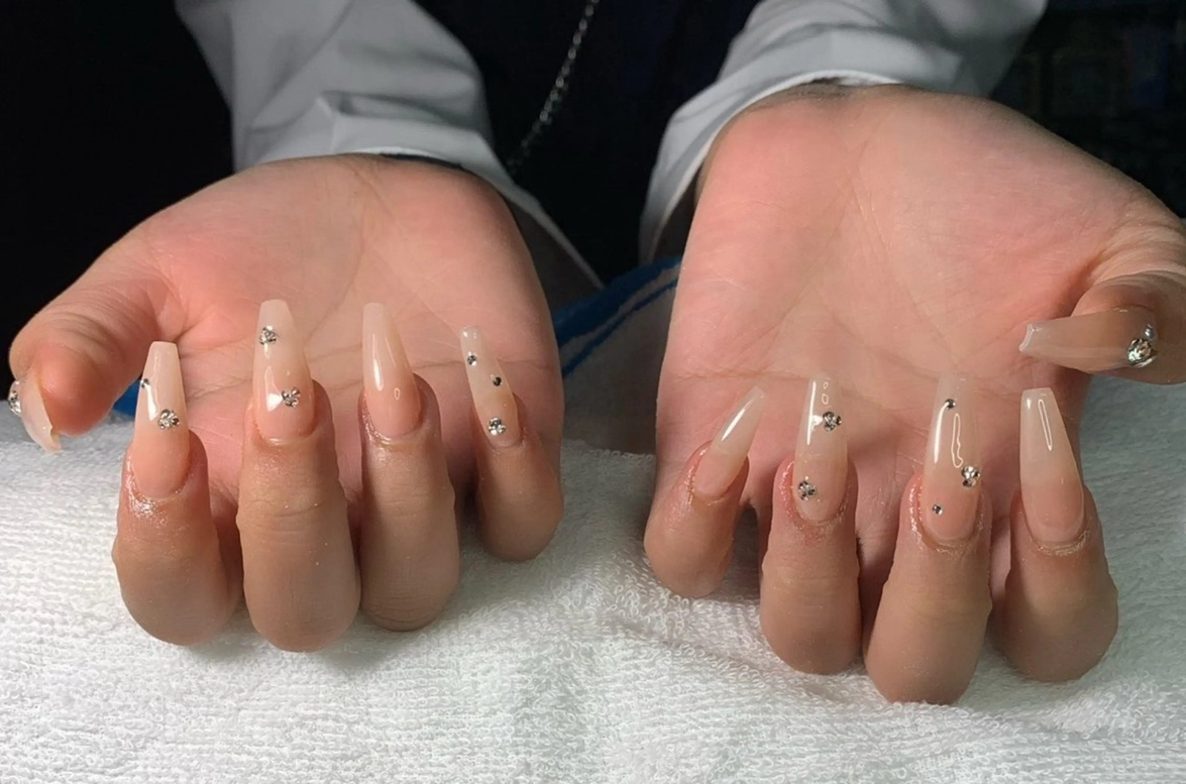 ネイル 長さ出し ハンドネイル フットネイル MHR nailのネイルデザイン