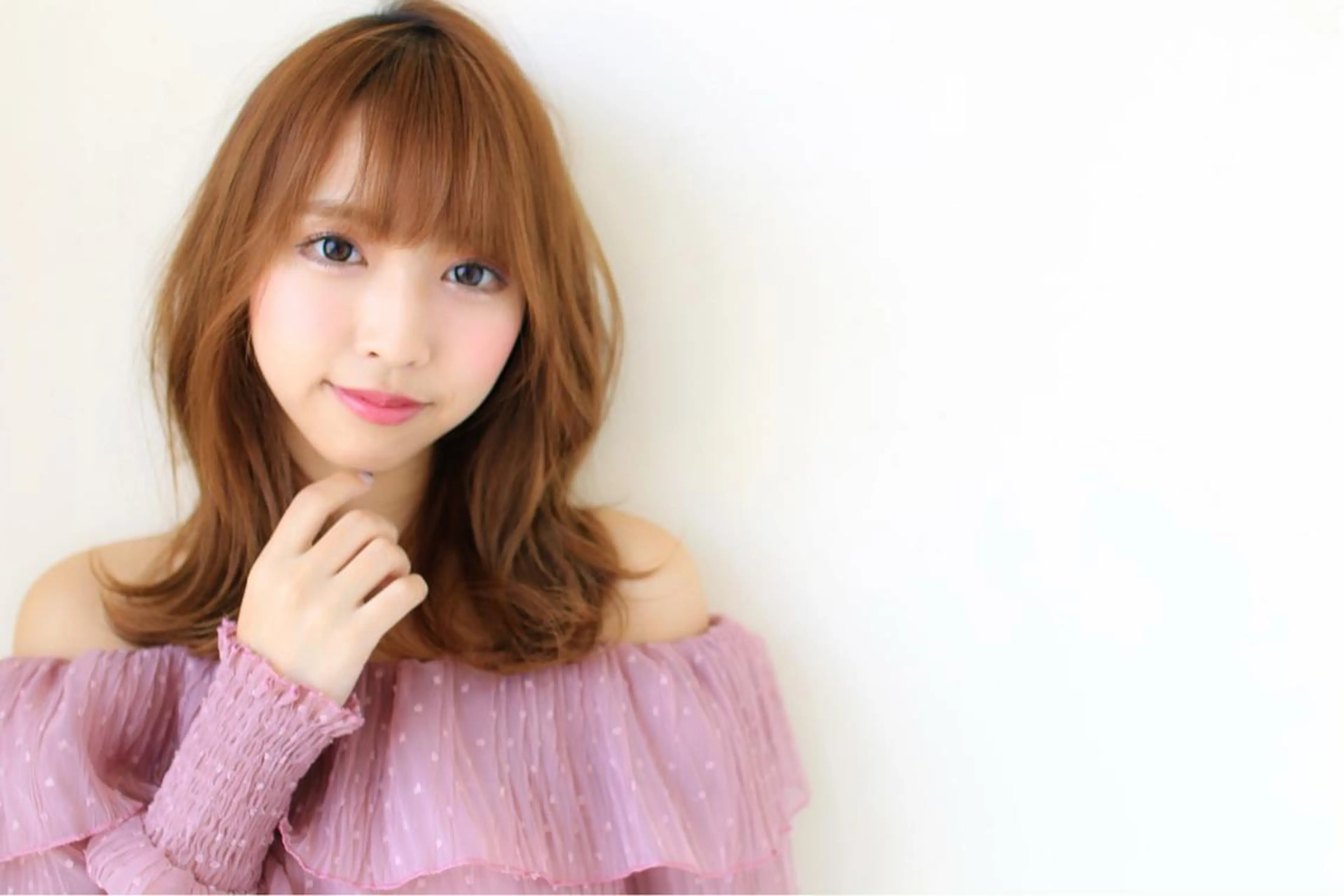 ミディアム カラー CHAINON 近鉄奈良店のヘアスタイル