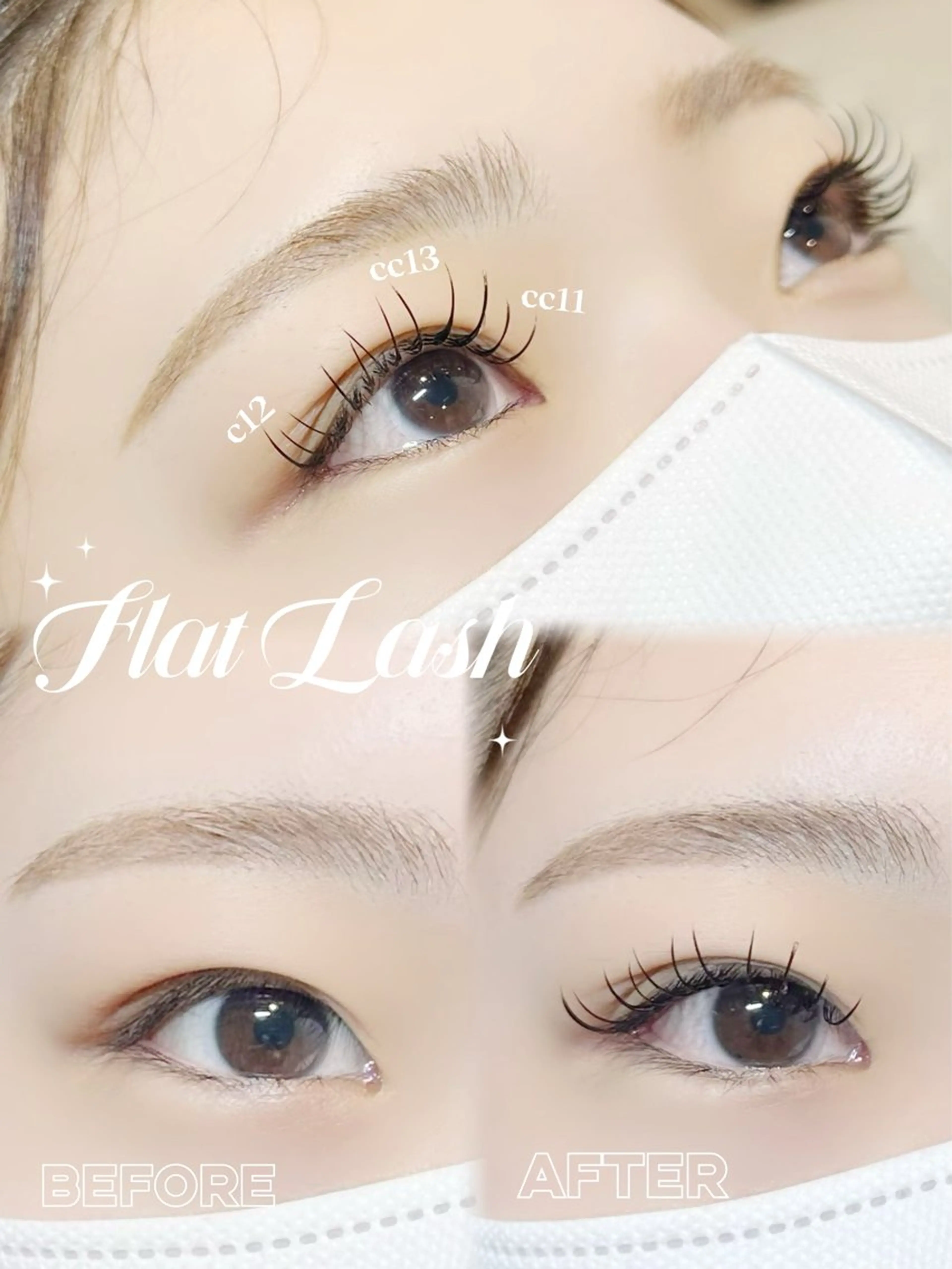 マツエク・マツパ フラットラッシュ マツエク 井上 沙耶のマツエク・マツパデザイン