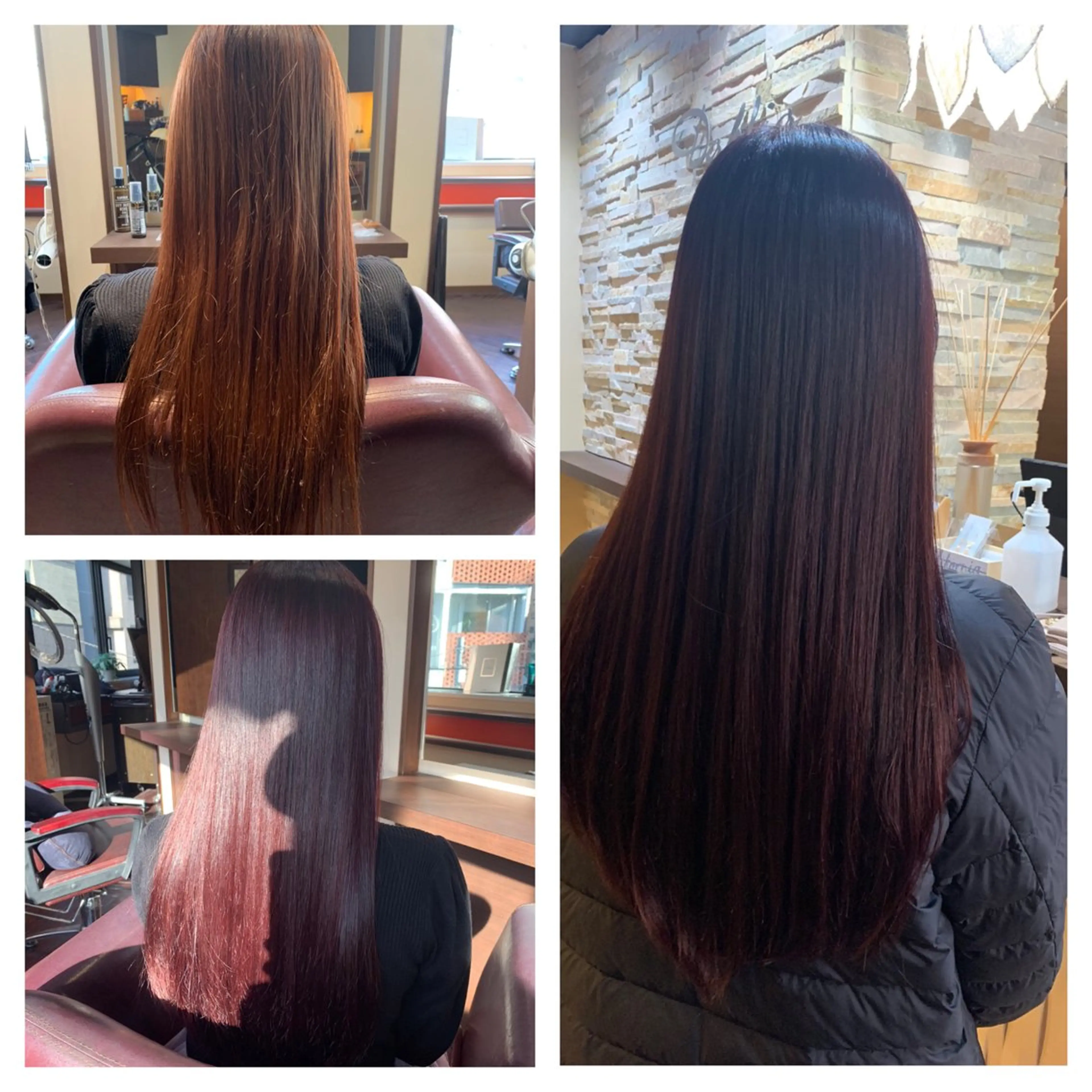 ロング カラー ブリーチ ブリーチなしカラー ピンクカラー ヘアカラー Real me 鈴木のヘアスタイル