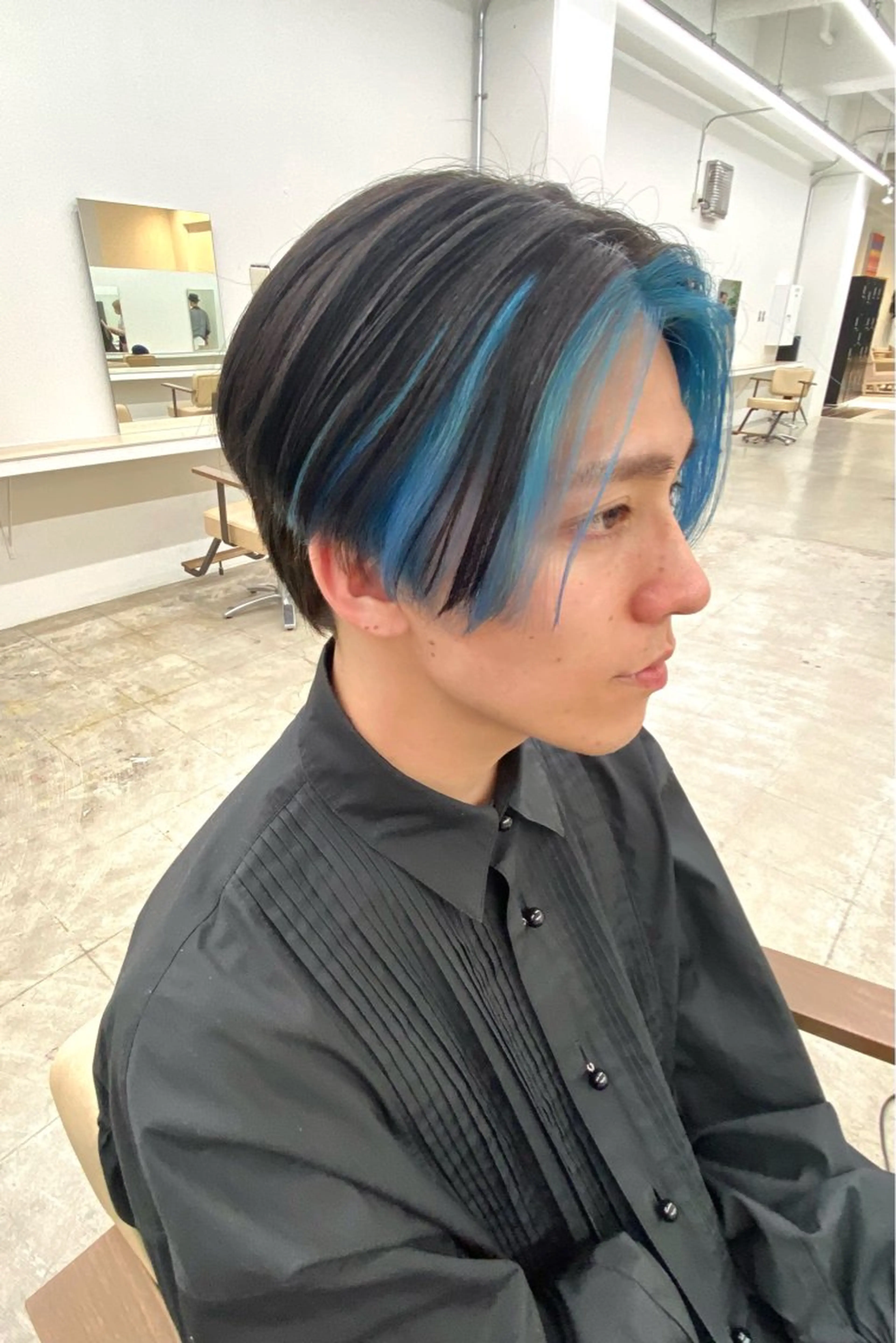 ショート カラー メンズ カット ヘアカラー トリートメント BOB🌟ハイトーン /ブリーチ/TAKUのヘアスタイル