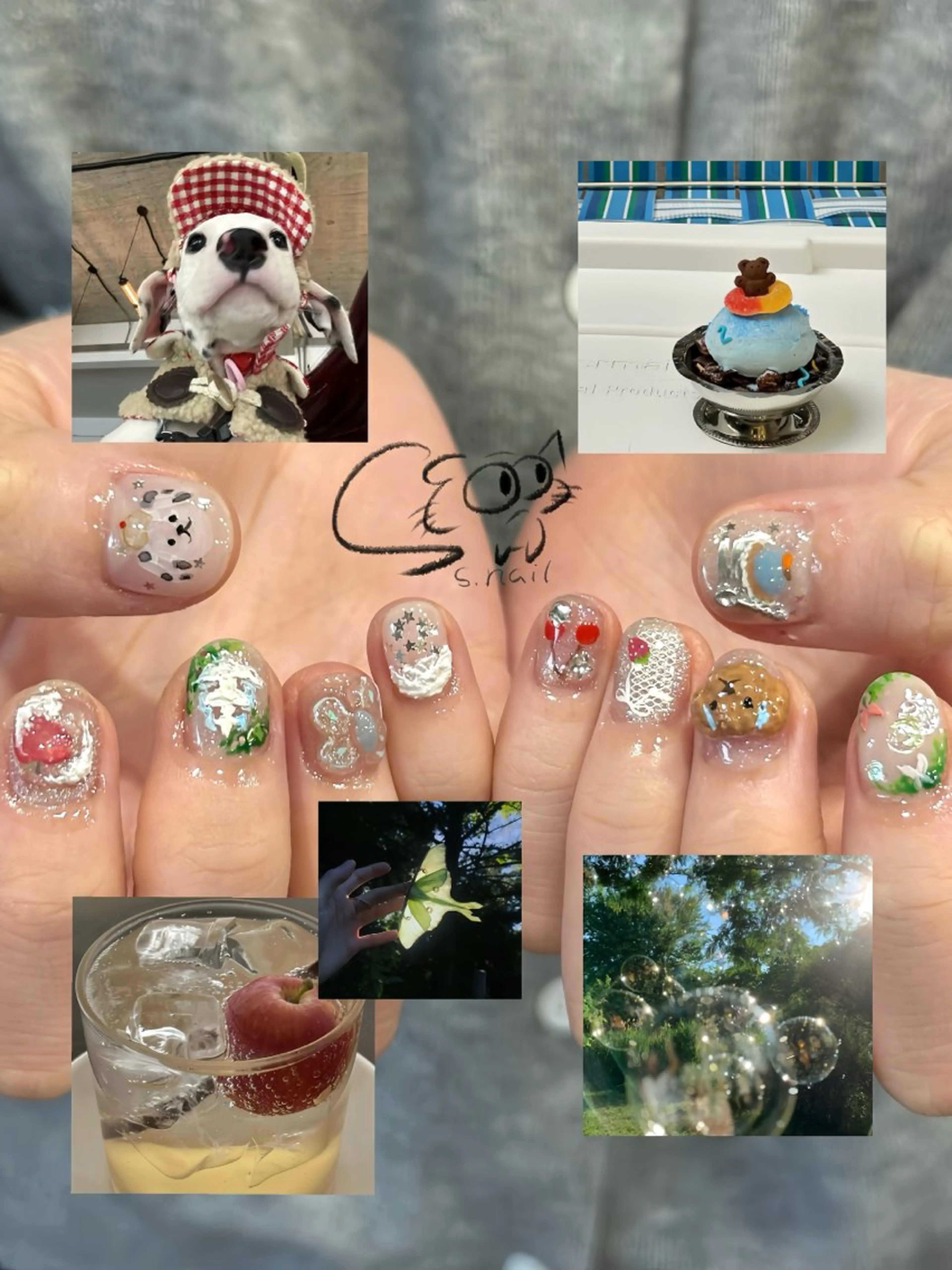 ネイル アートネイル チークネイル フレンチネイル グラデーション マグネットネイル S.nail _のネイルデザイン