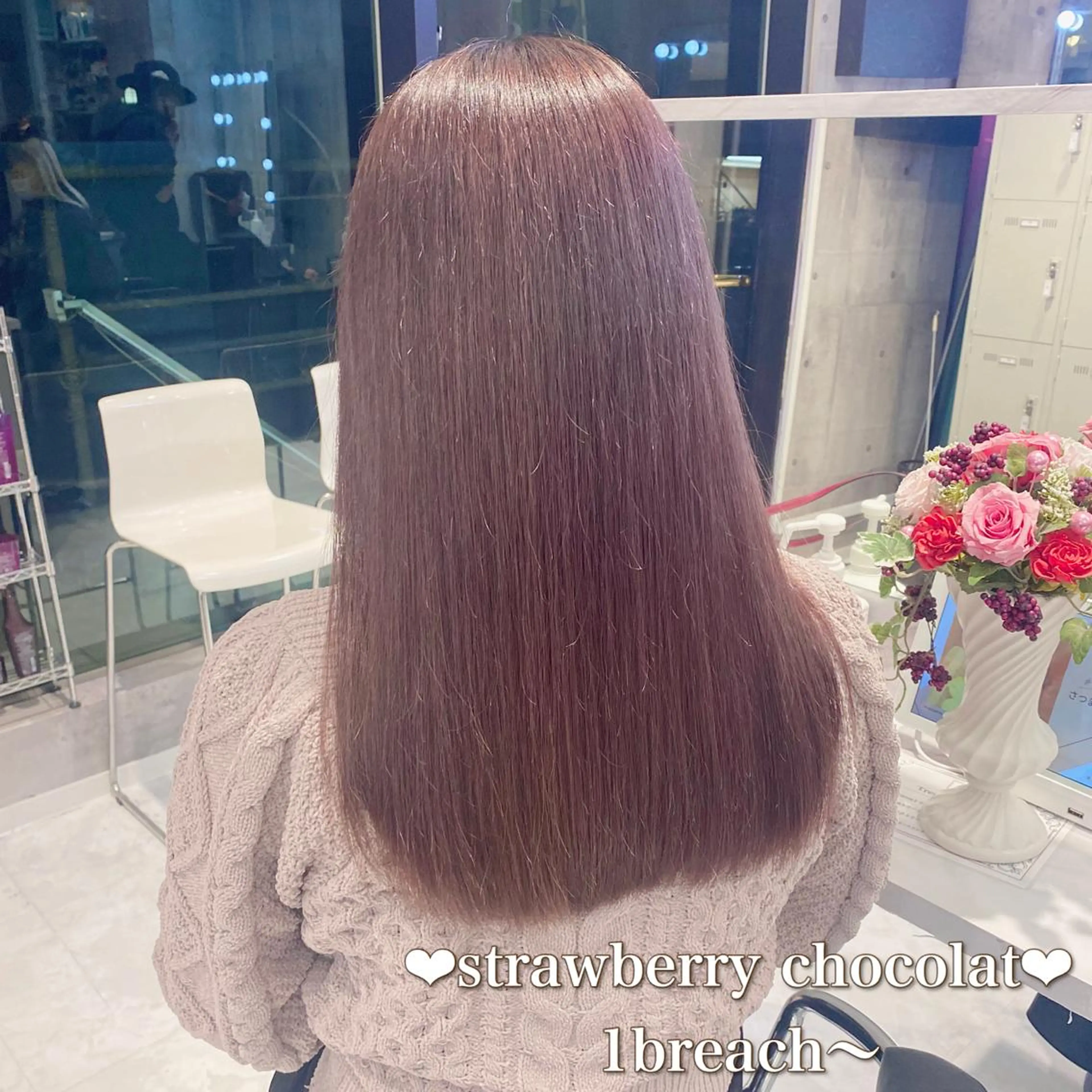 セミロング カラー キッズ ヘアカラー トリートメント ヘアセット お悩み解決美容師 💐AMIのヘアスタイル