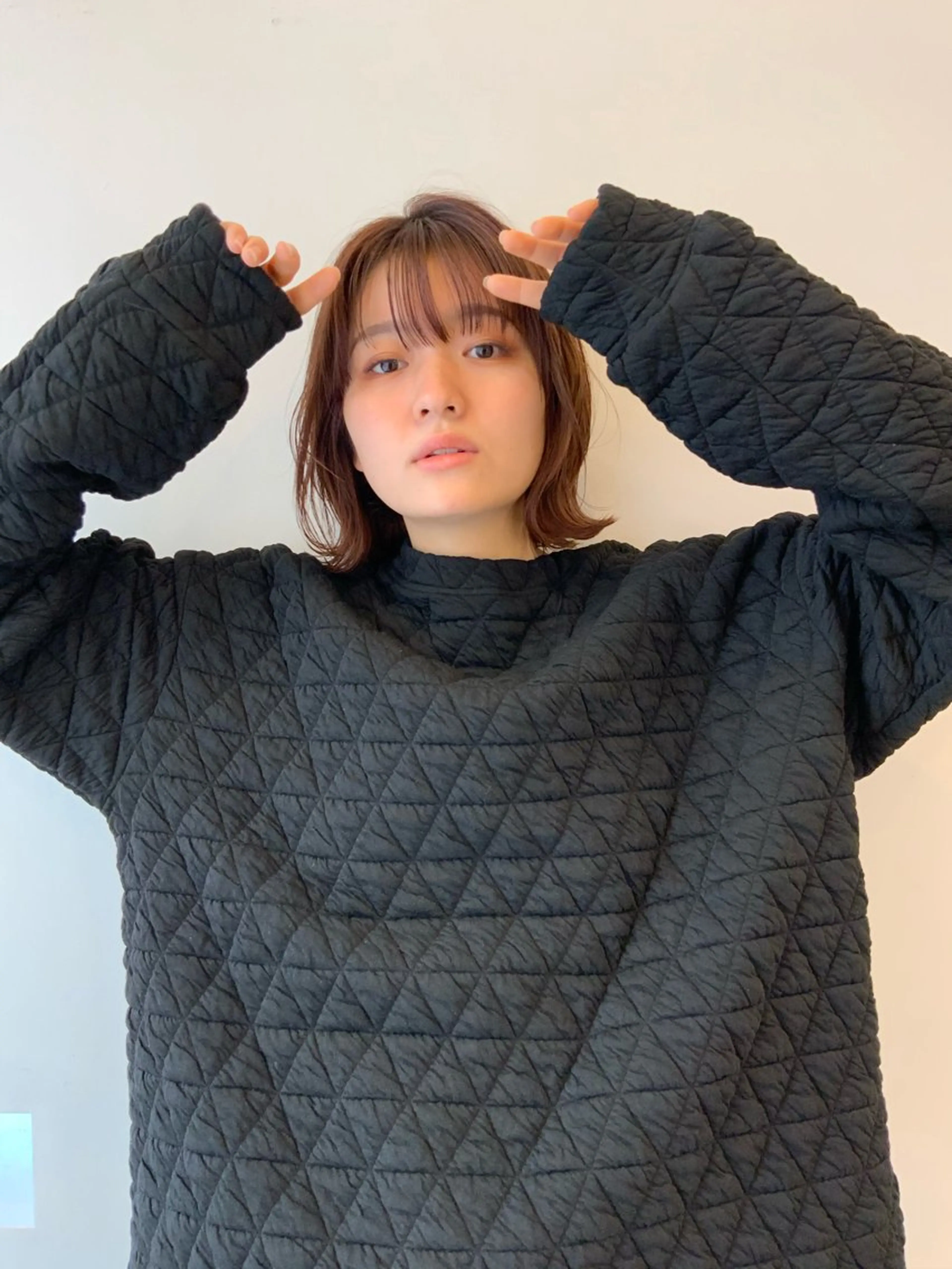 ミディアム 🐰桃山台/髪質改善 山亀のヘアスタイル