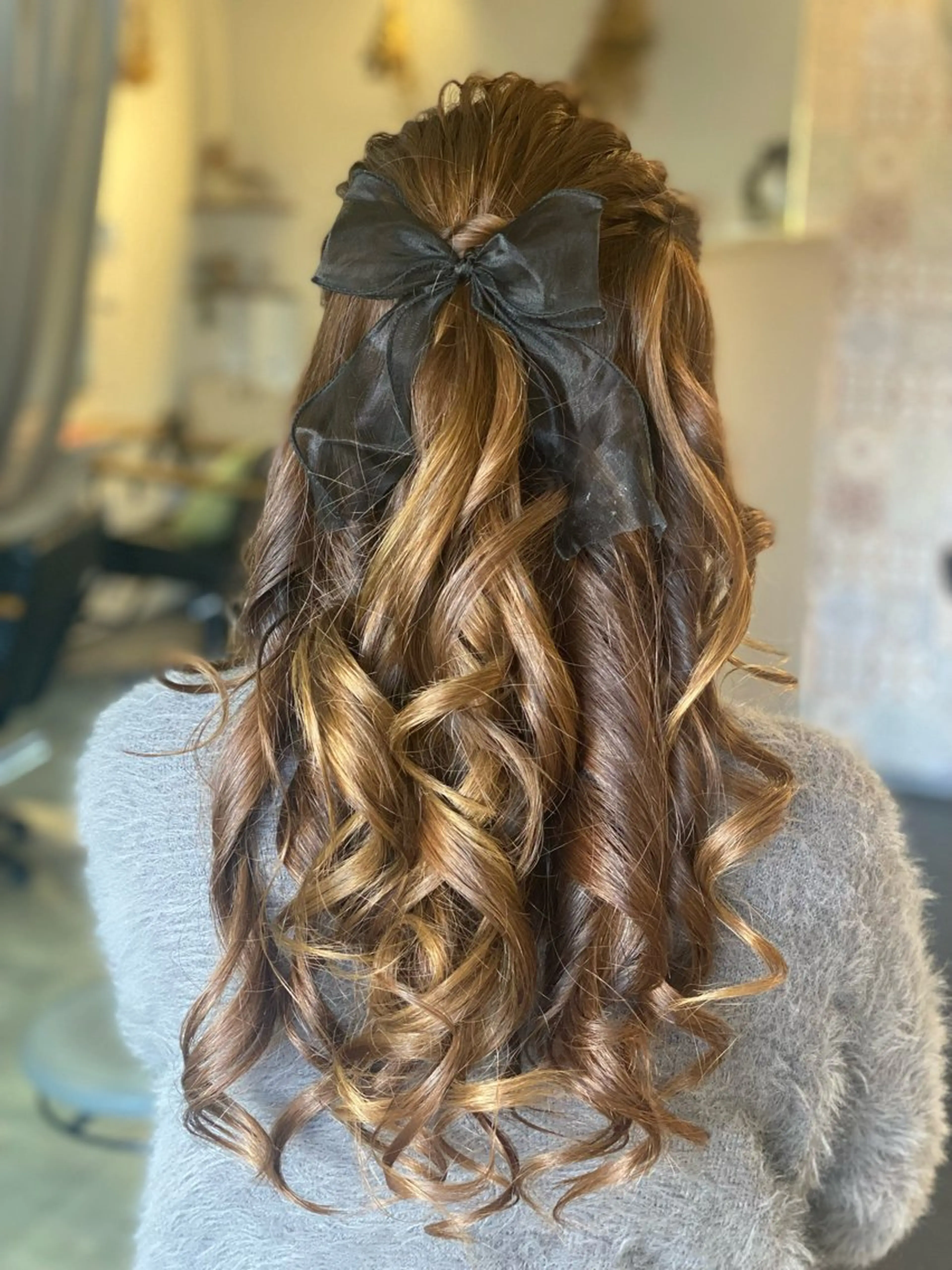 ロング ヘアアレンジ ヘアセット maya マヤのヘアスタイル