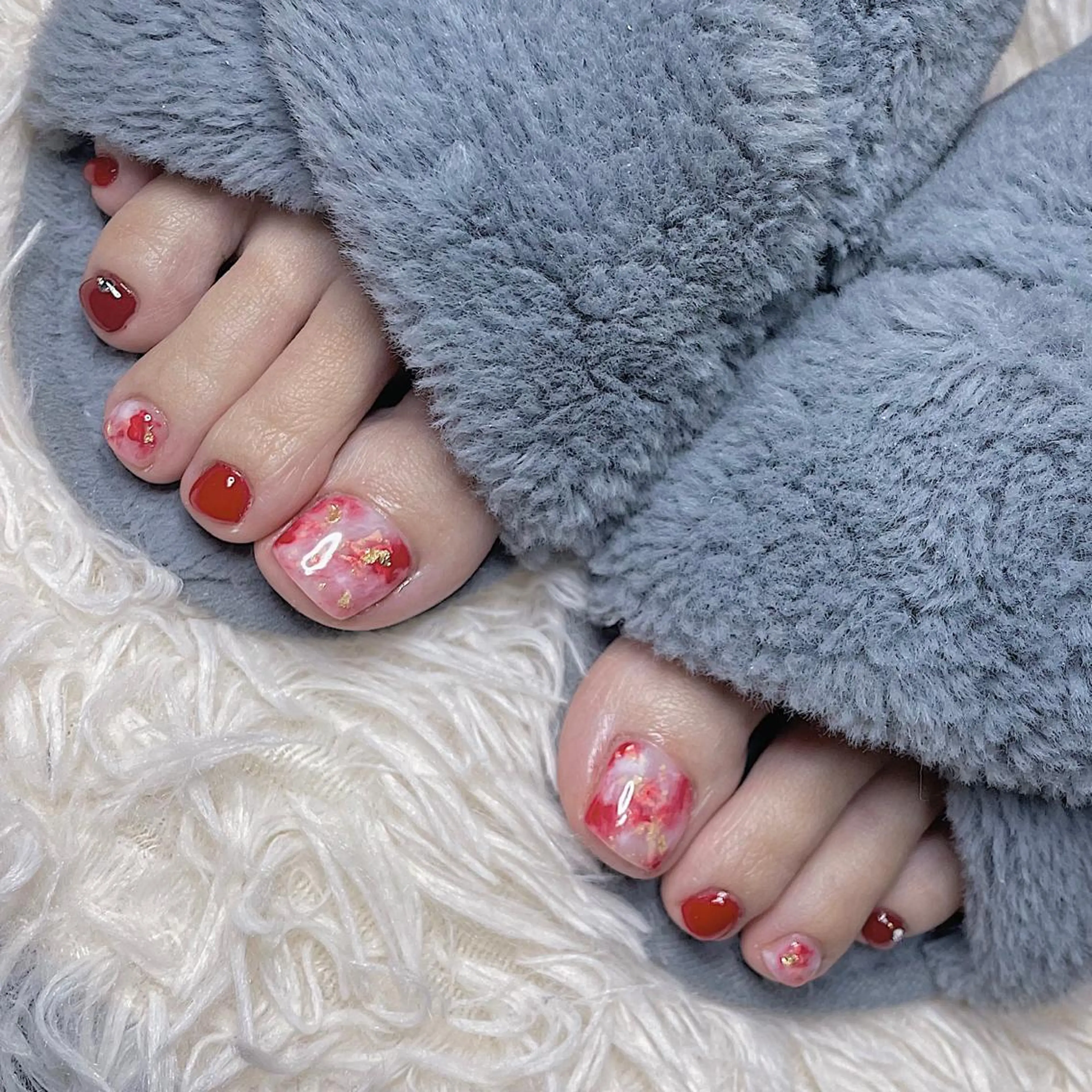 ネイル ジェルネイル フットネイル SYU'NAIL /YUKIのネイルデザイン