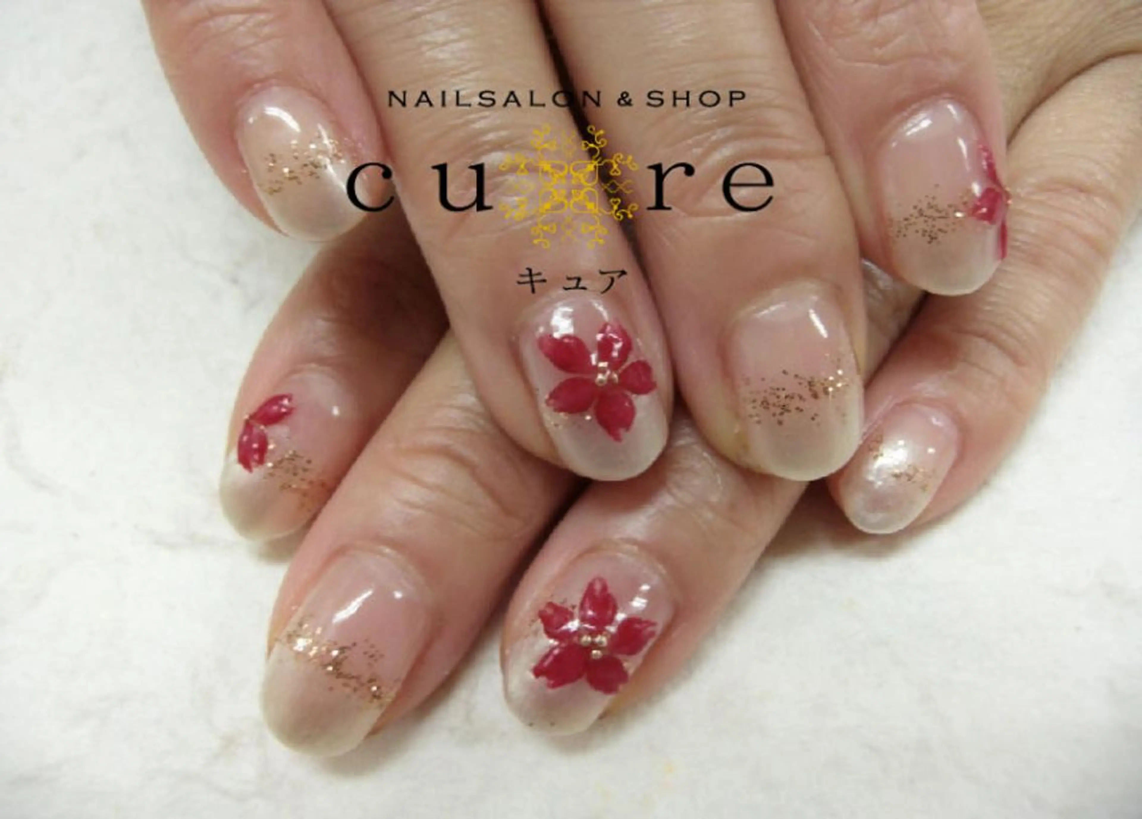 ミディアム ネイル ネイルサロン Cureのネイルデザイン