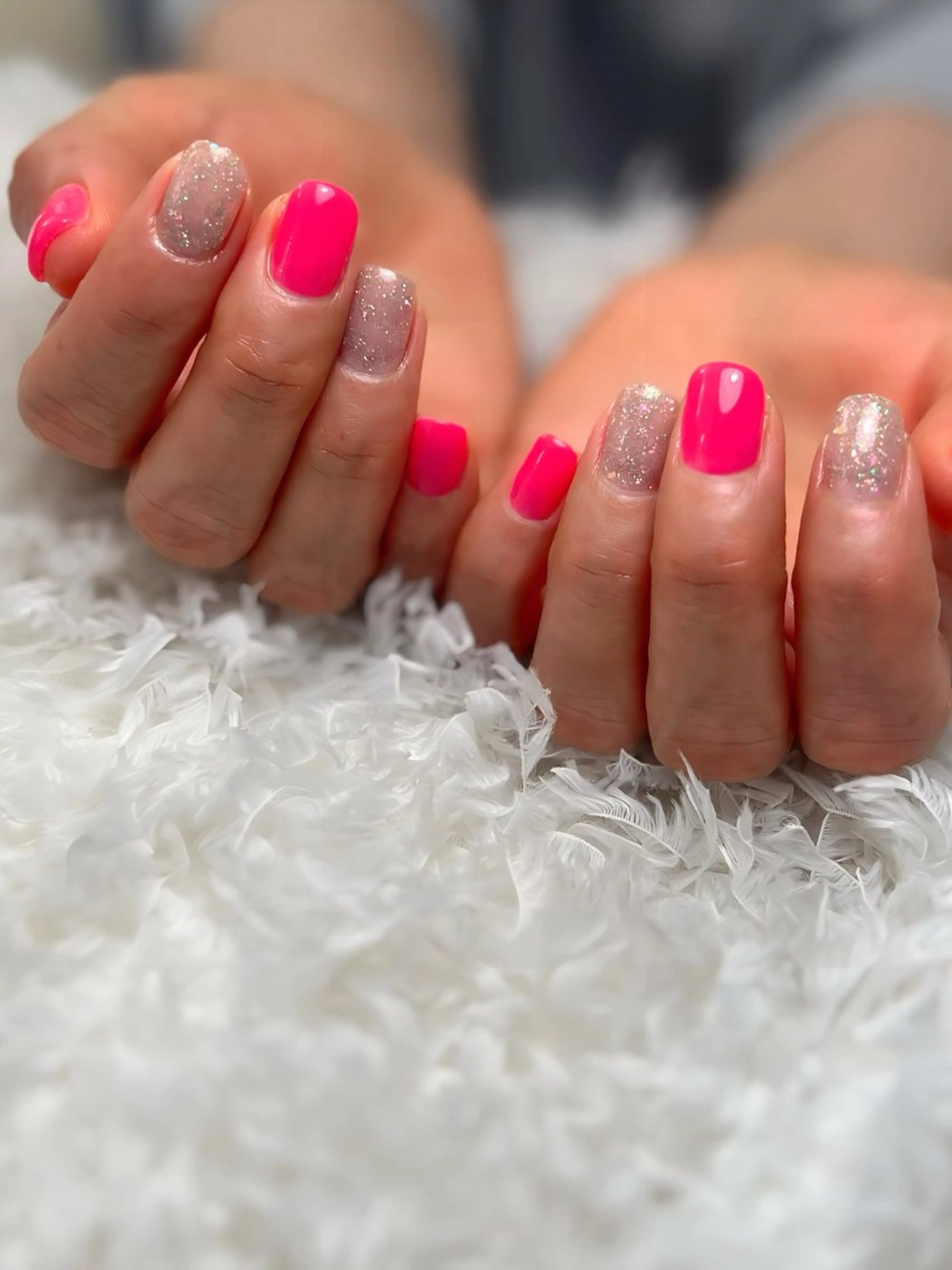 ネイル フラッシュネイル ジェルネイル ワンカラーネイル ネイル アルカンシエルのネイルデザイン