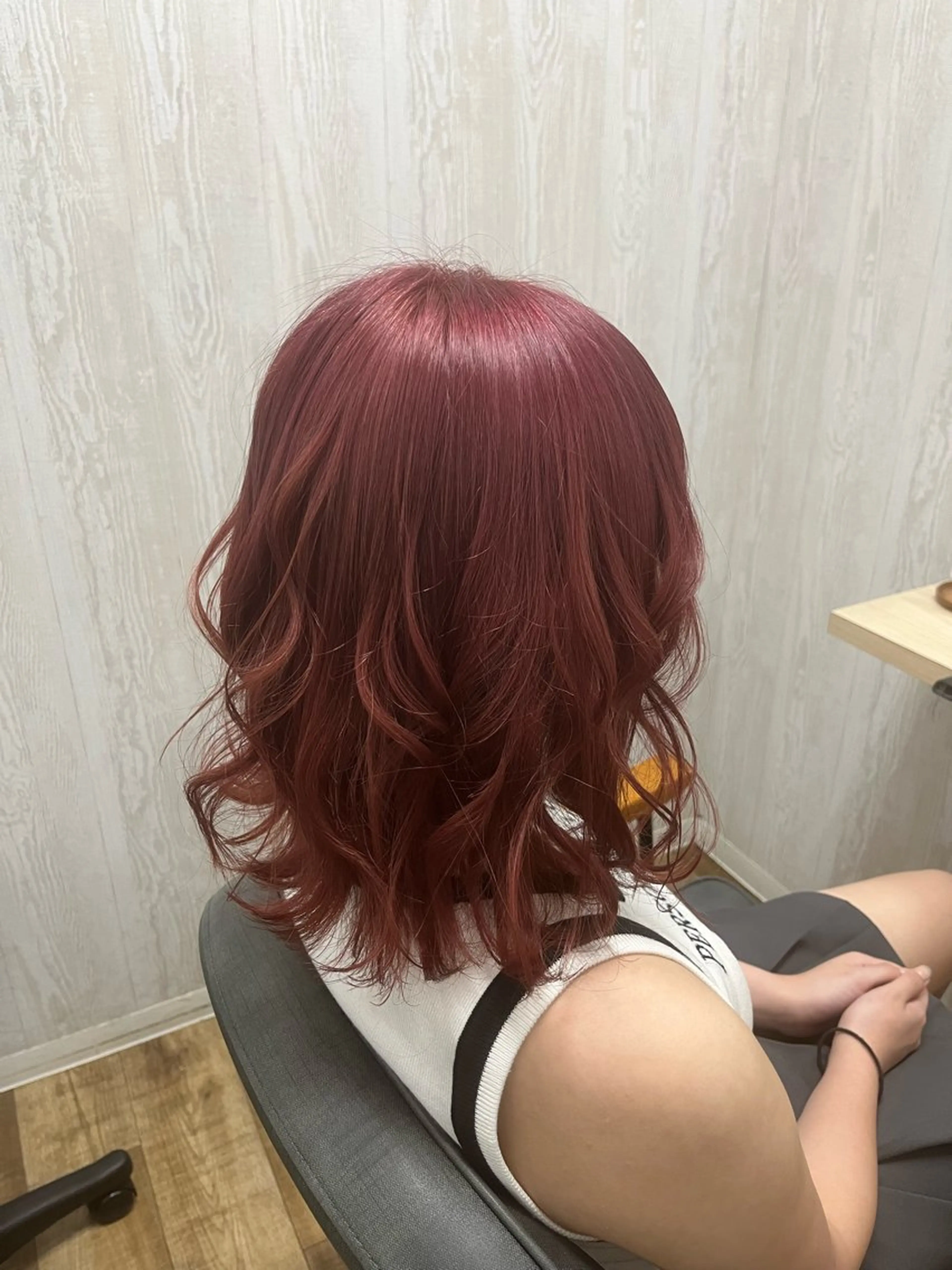 セミロング カット ヘアカラー トリートメント 渡邉 三香子のヘアスタイル